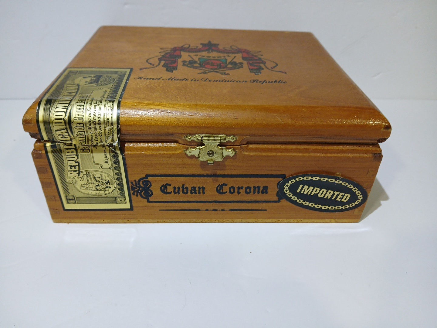 Arturo Fuente Wooden Empty Cigar Box Cuban Corona Empty