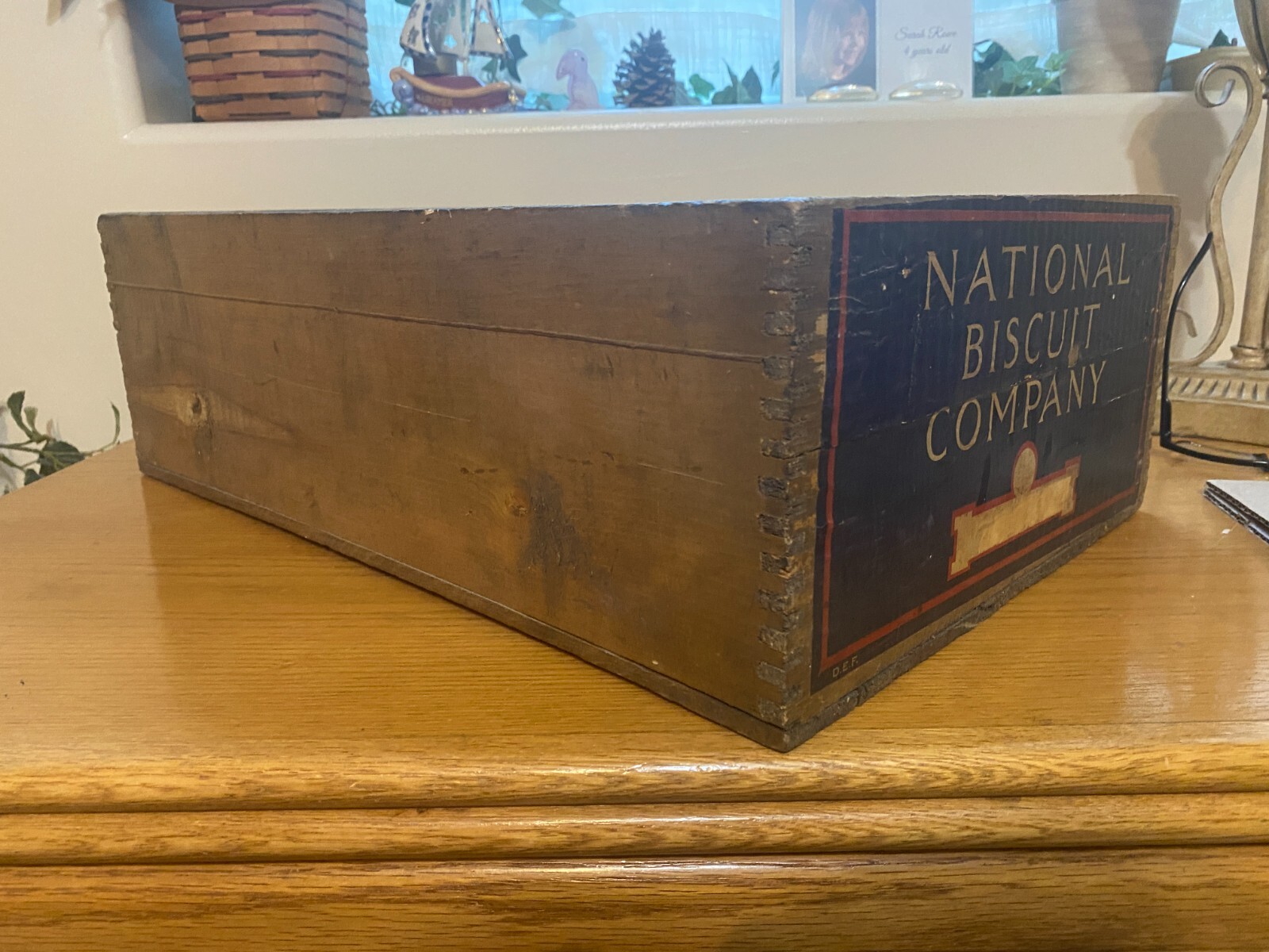 National Biscuit Company Shipping Crate Antique Advertising Display LA-12
