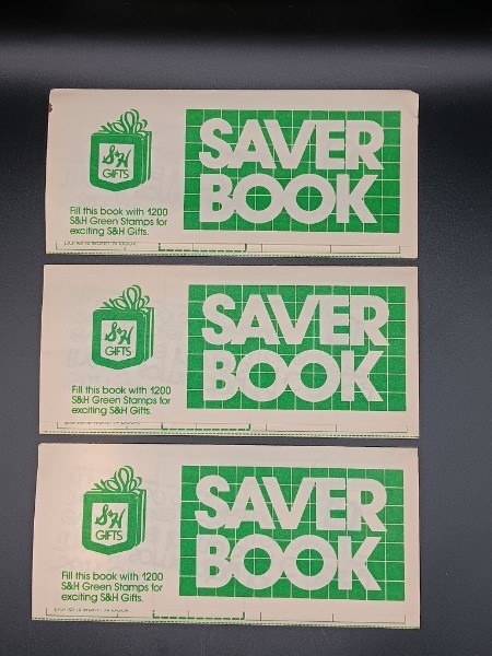 Lot of 18 Vintage S & H Green Stamps Books ~ Never Used