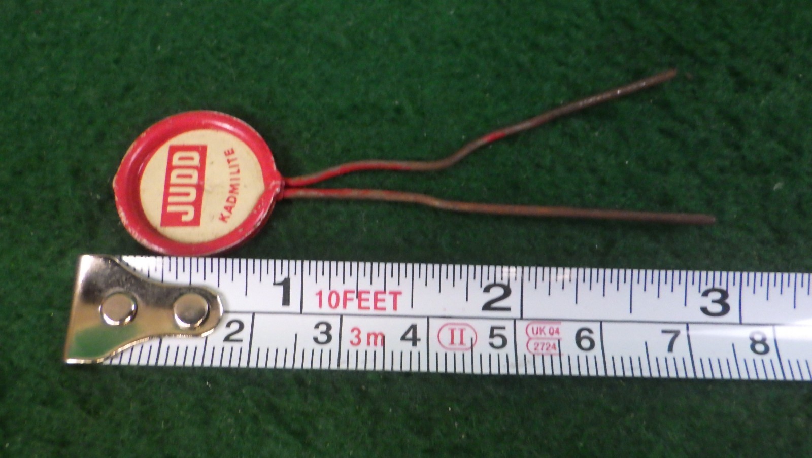 Vintage Judd Kadmilite Advertising Tag/button Hardware Store/Display