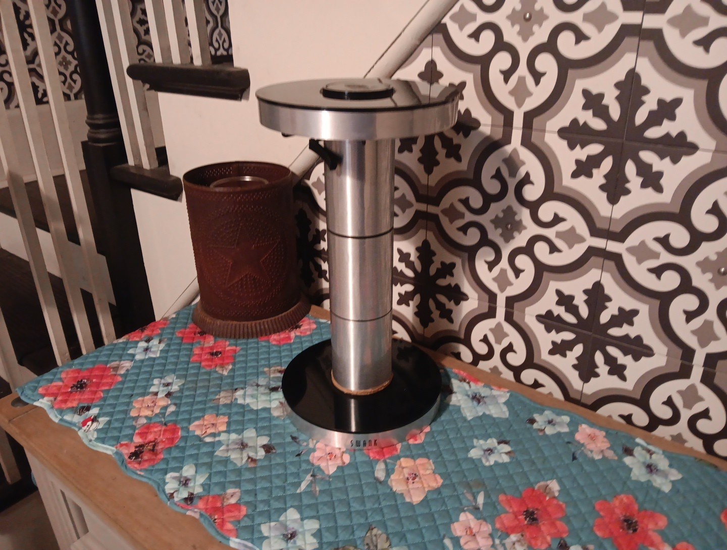 VINTAGE SWANK STORE DISPLAY ROTATING RACK HOLDER