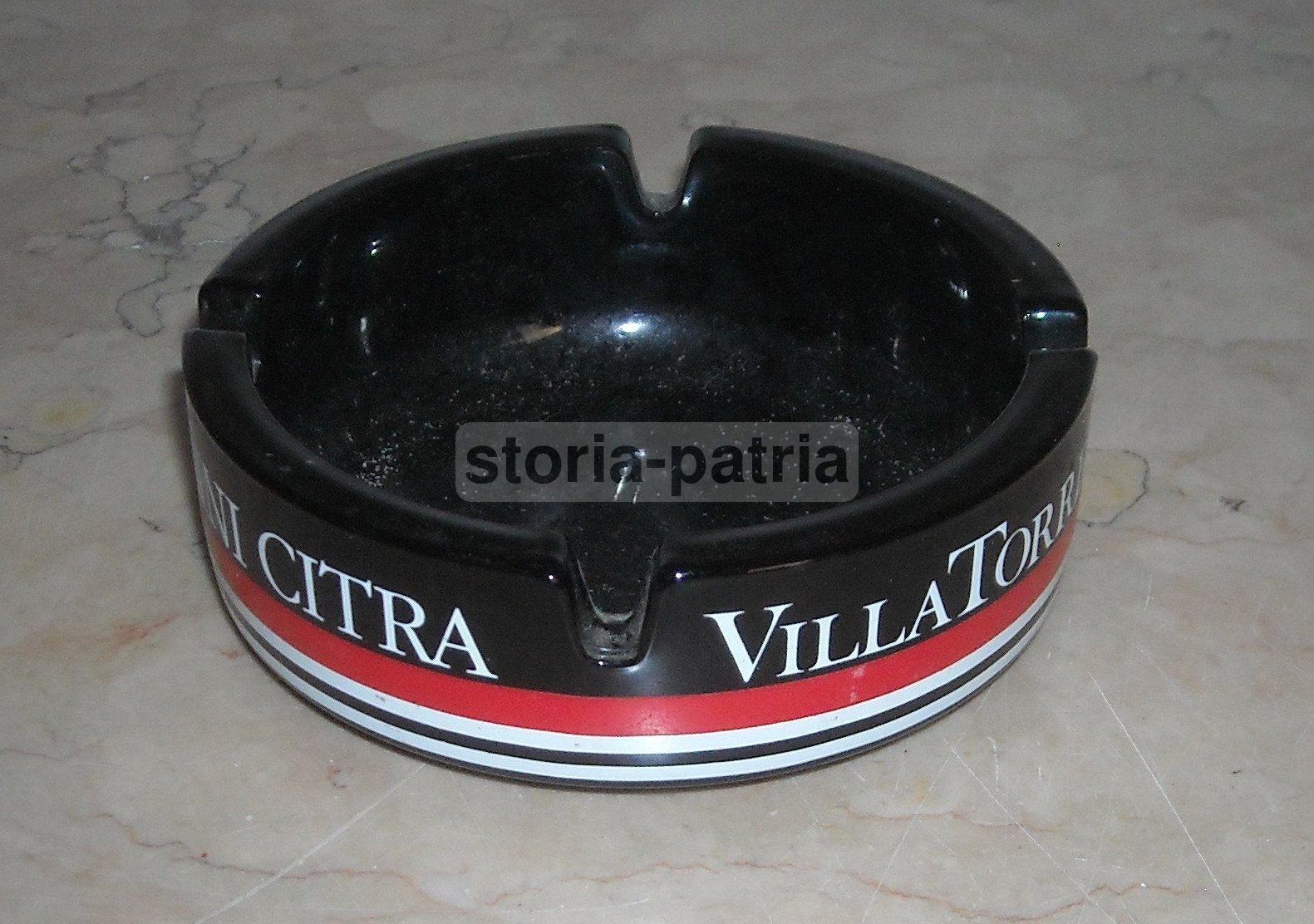 OLD ASHTRAY_ADVERTISING GLASS_DECORATIVE_COLLECTIBLE_WINE_CITRA_TOWER