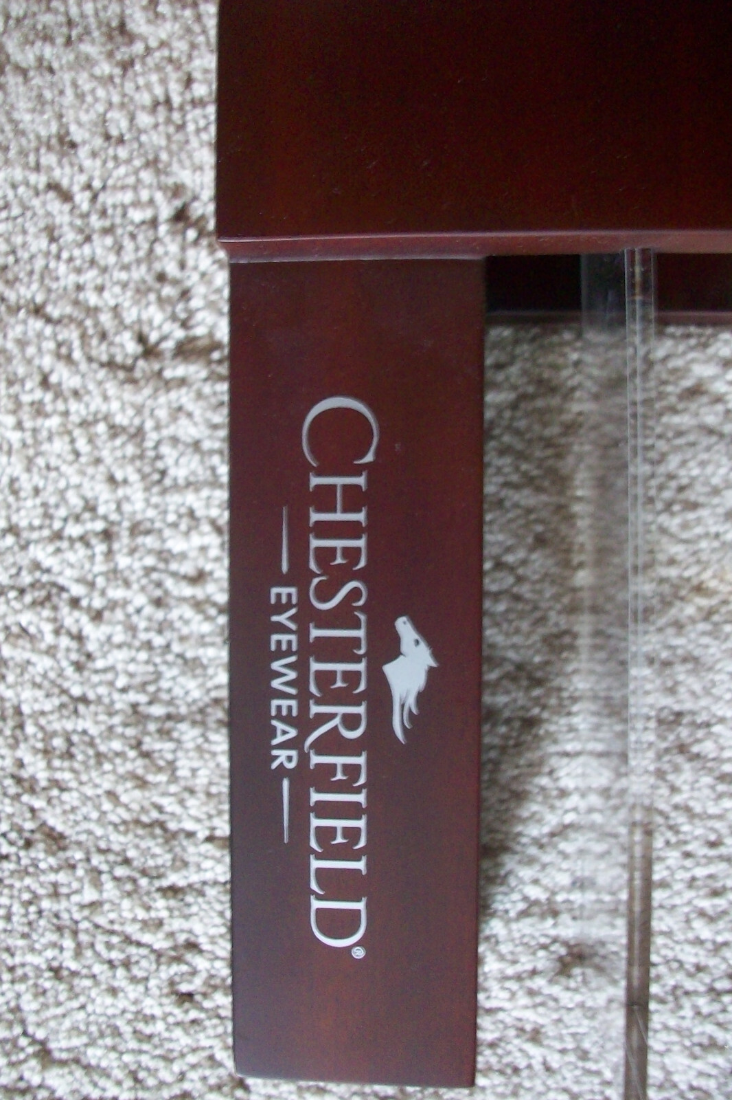 Rare Vintage Advertising eyewear display….Chesterfield eyewear