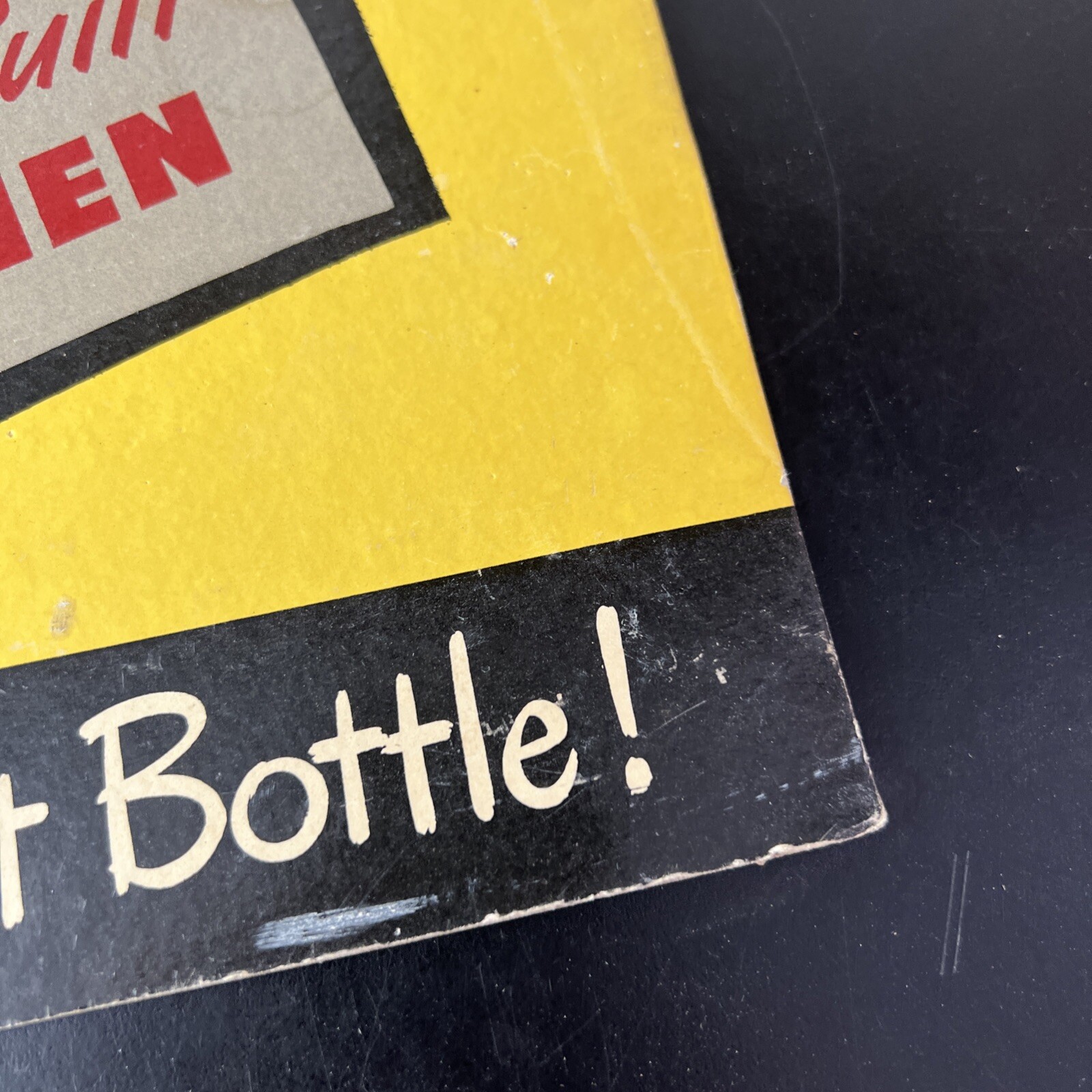 VTG Lot of 2 Mennen Cardboard Advertising Store Signs Deodorant