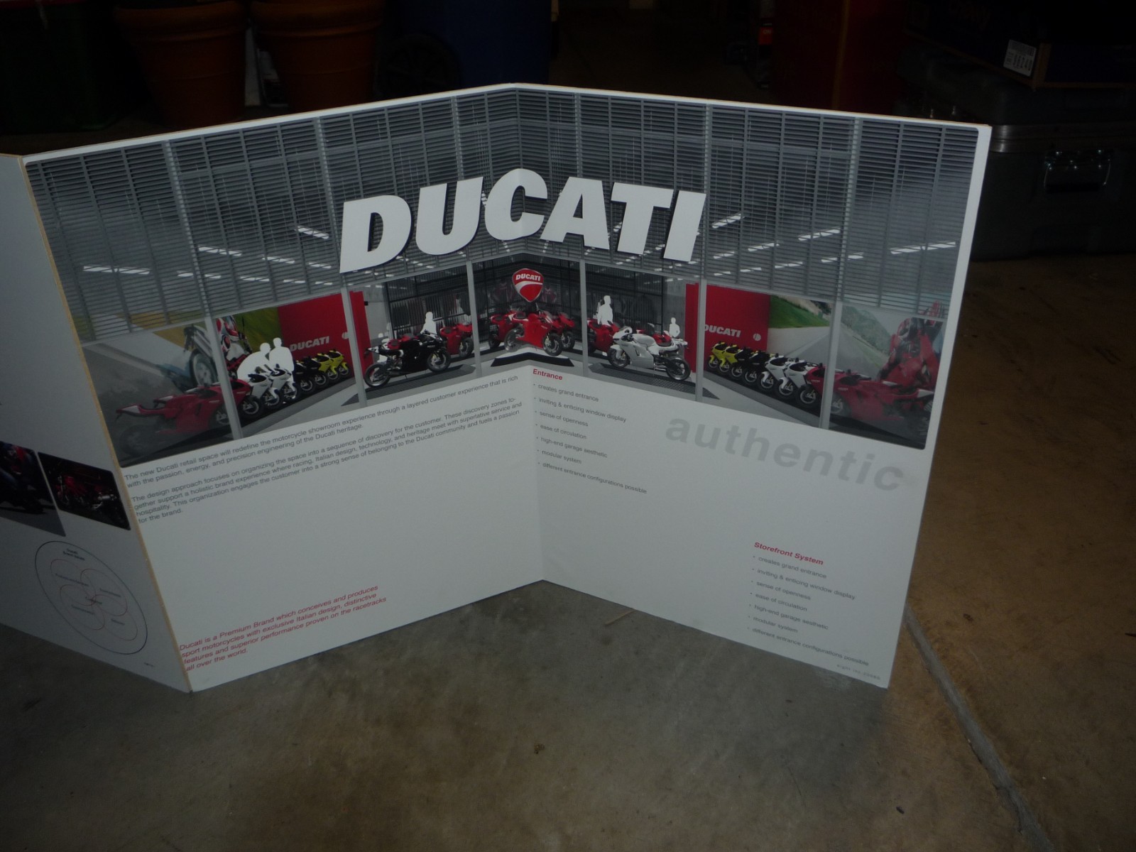 Ducati Motorcycles In Store Retail Display Perfect for The Ducati Owner’s Garage