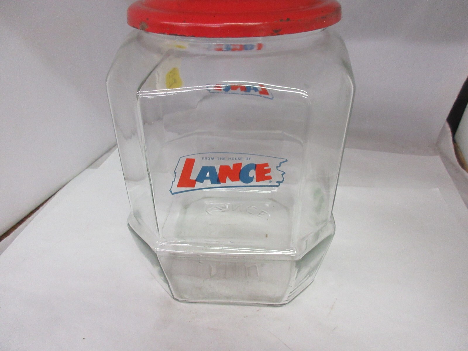VINTAGE STORE ADVERTISING LANCE CRACKERS COUNTER BIN DISPLAY RARE M-814