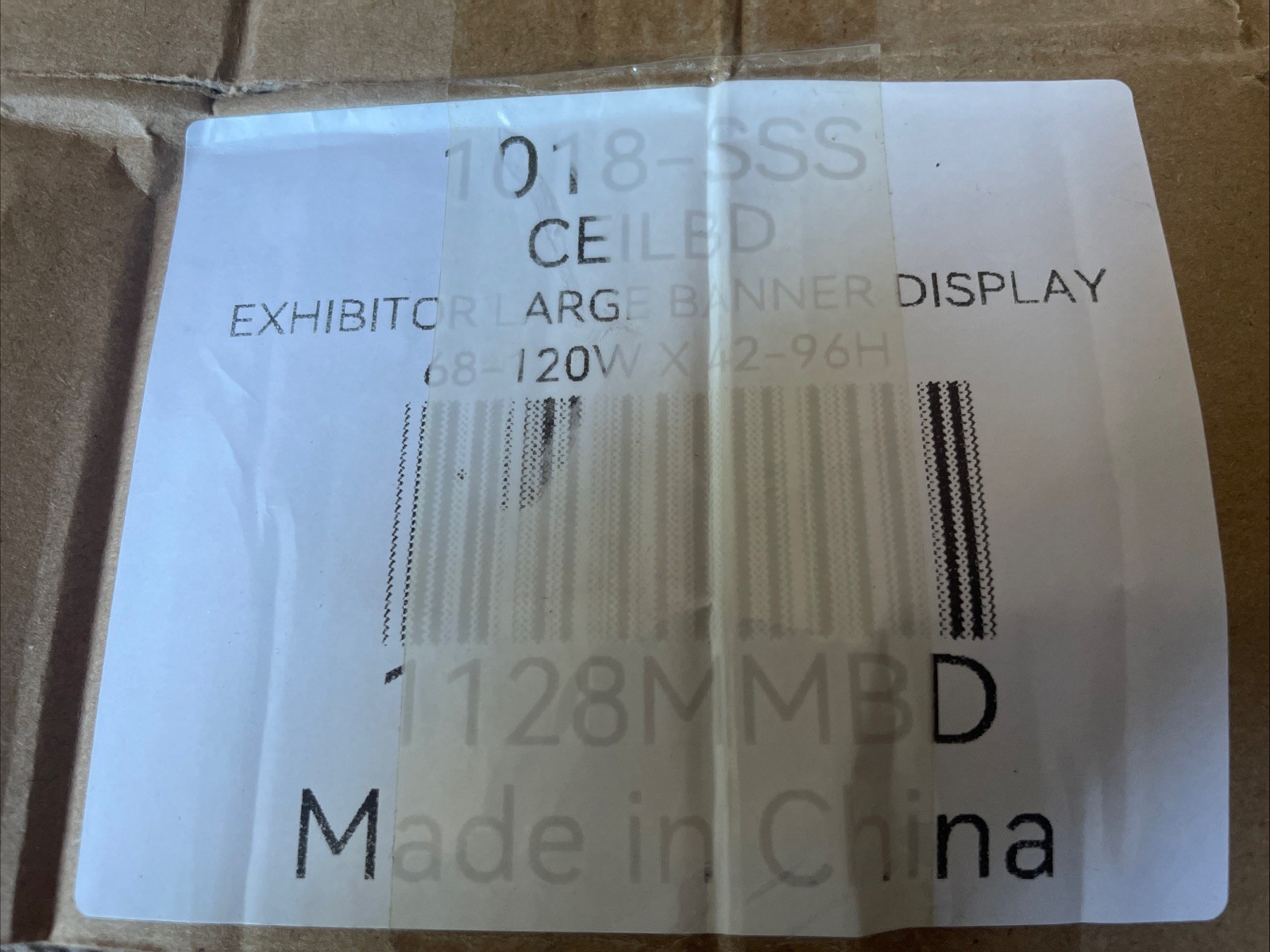 Glantz 68 TO 120″ WIDE X 42 TO 96″ High Large EXHIBITOR BANNER DISPLAY