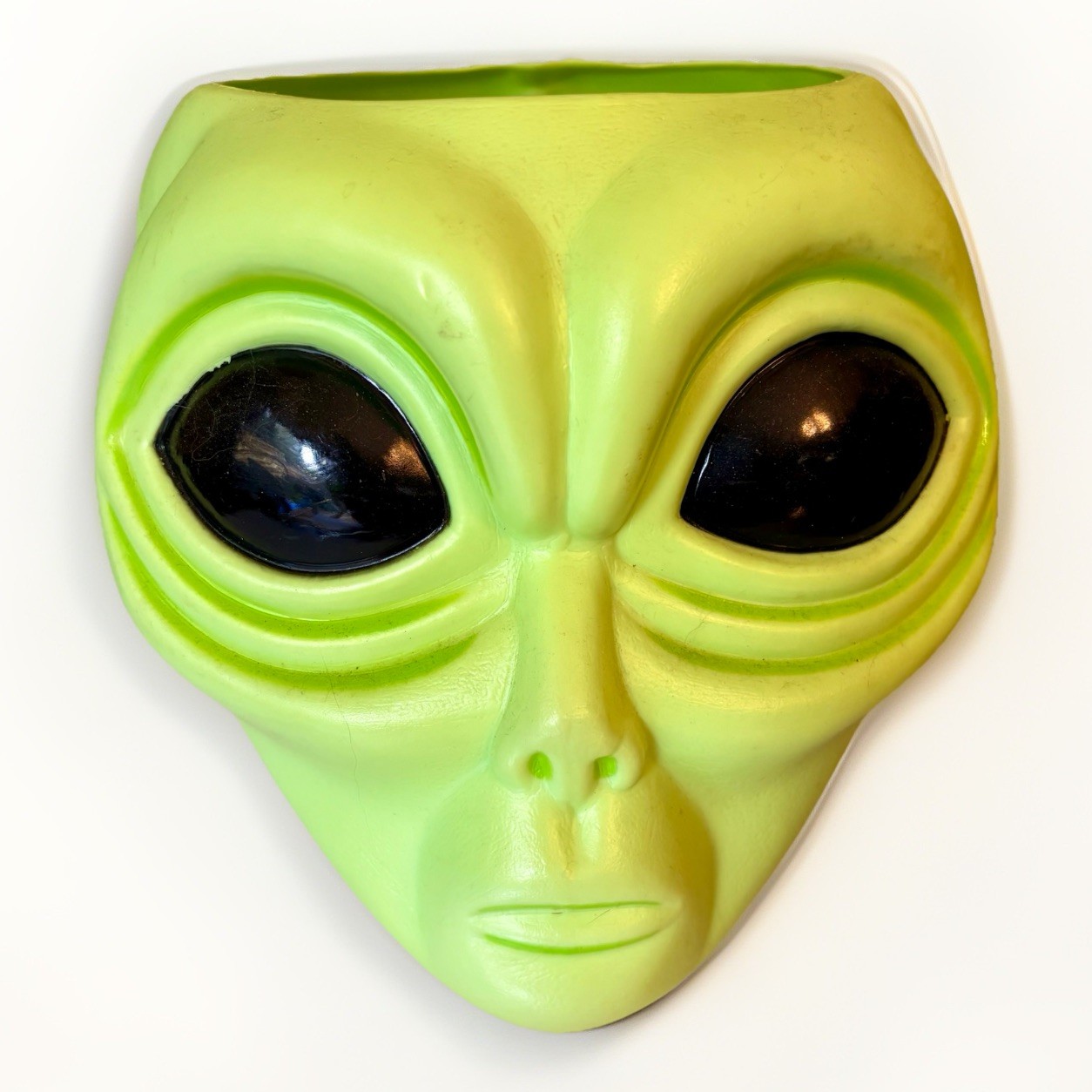 Vintage Green ALIEN POPS Lollipop Advertising Store Display~Blow Mold