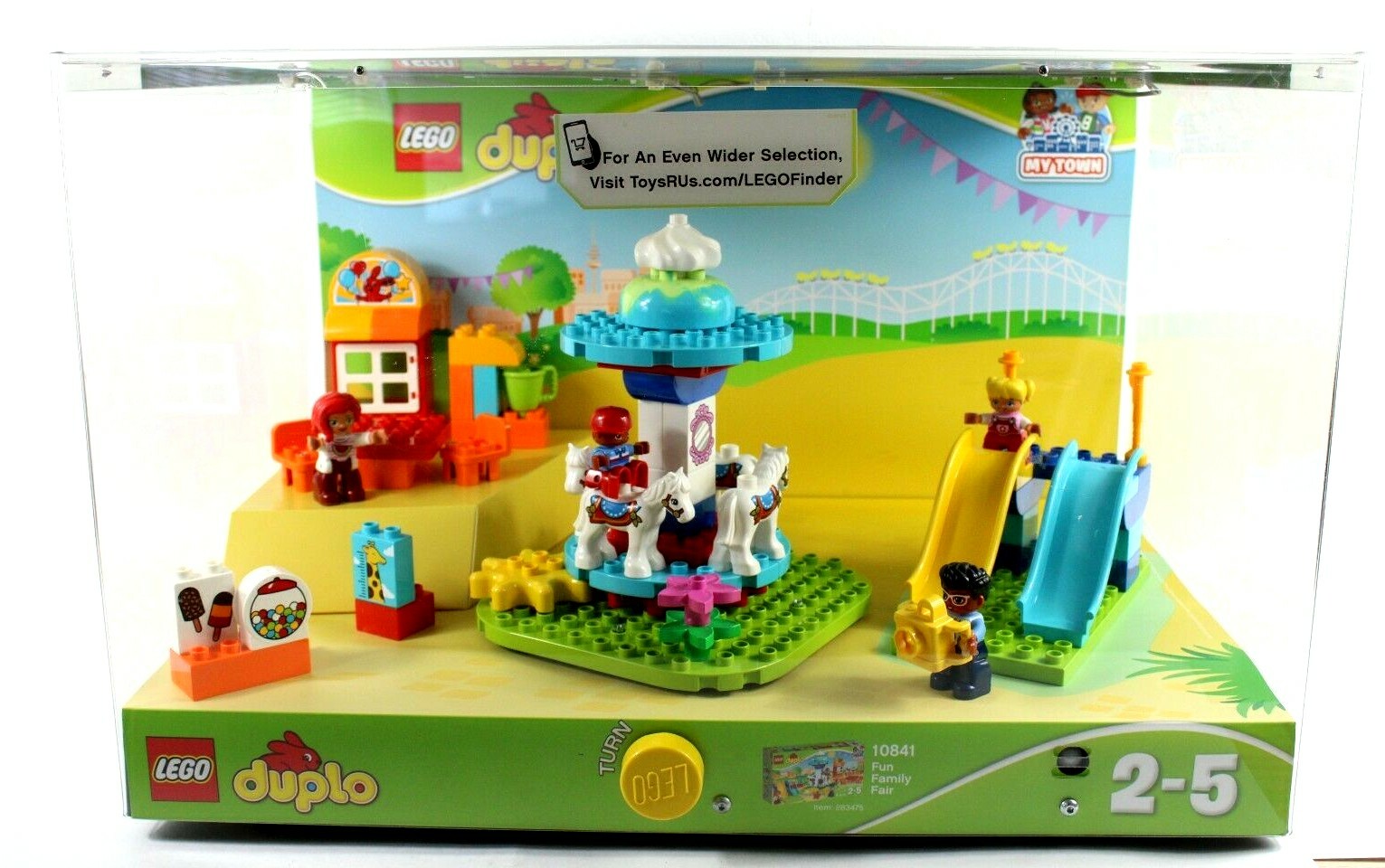 Toys R Us Exclusive LEGO Duplo My Town Retail Display Sign 10841 Figures Set