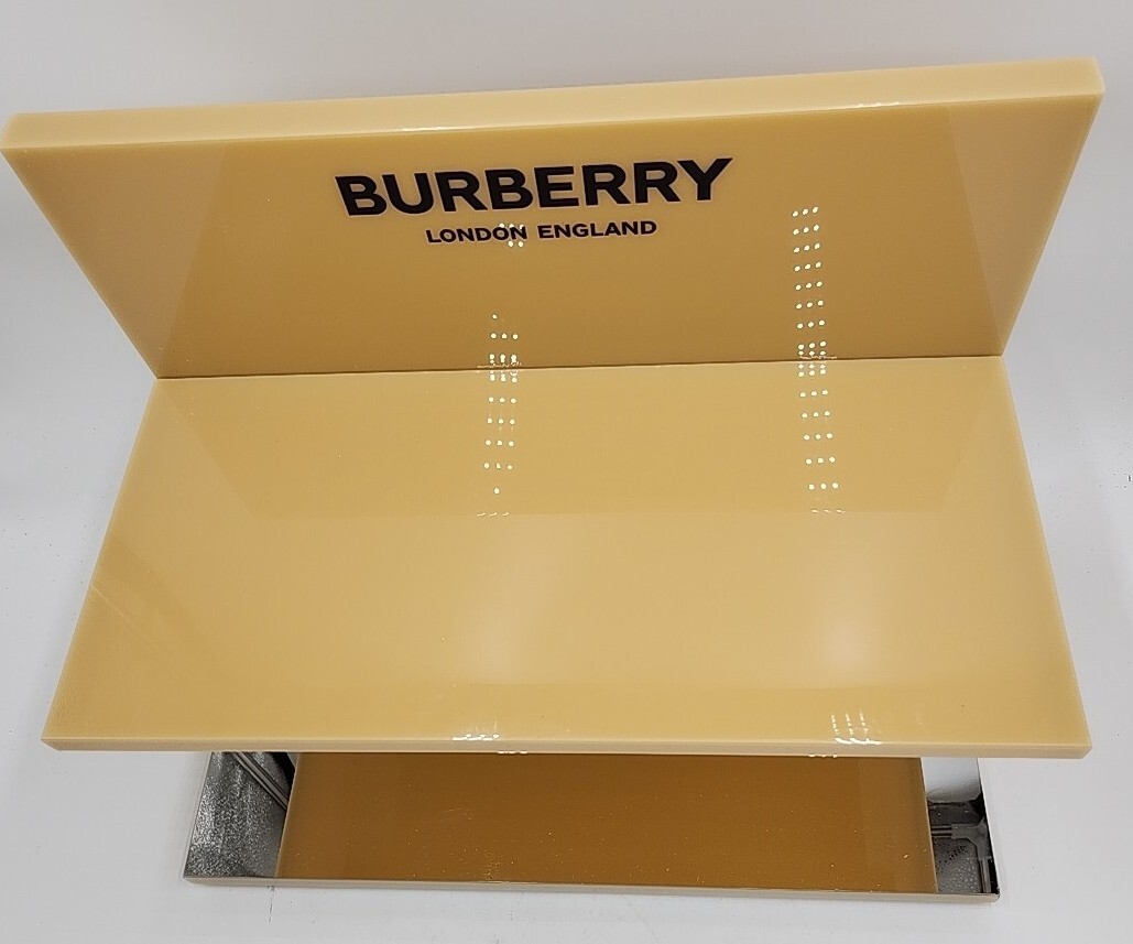 NEW Luxottica Group Burberry London 2-Tier Sunglasses Mirrored Counter Display