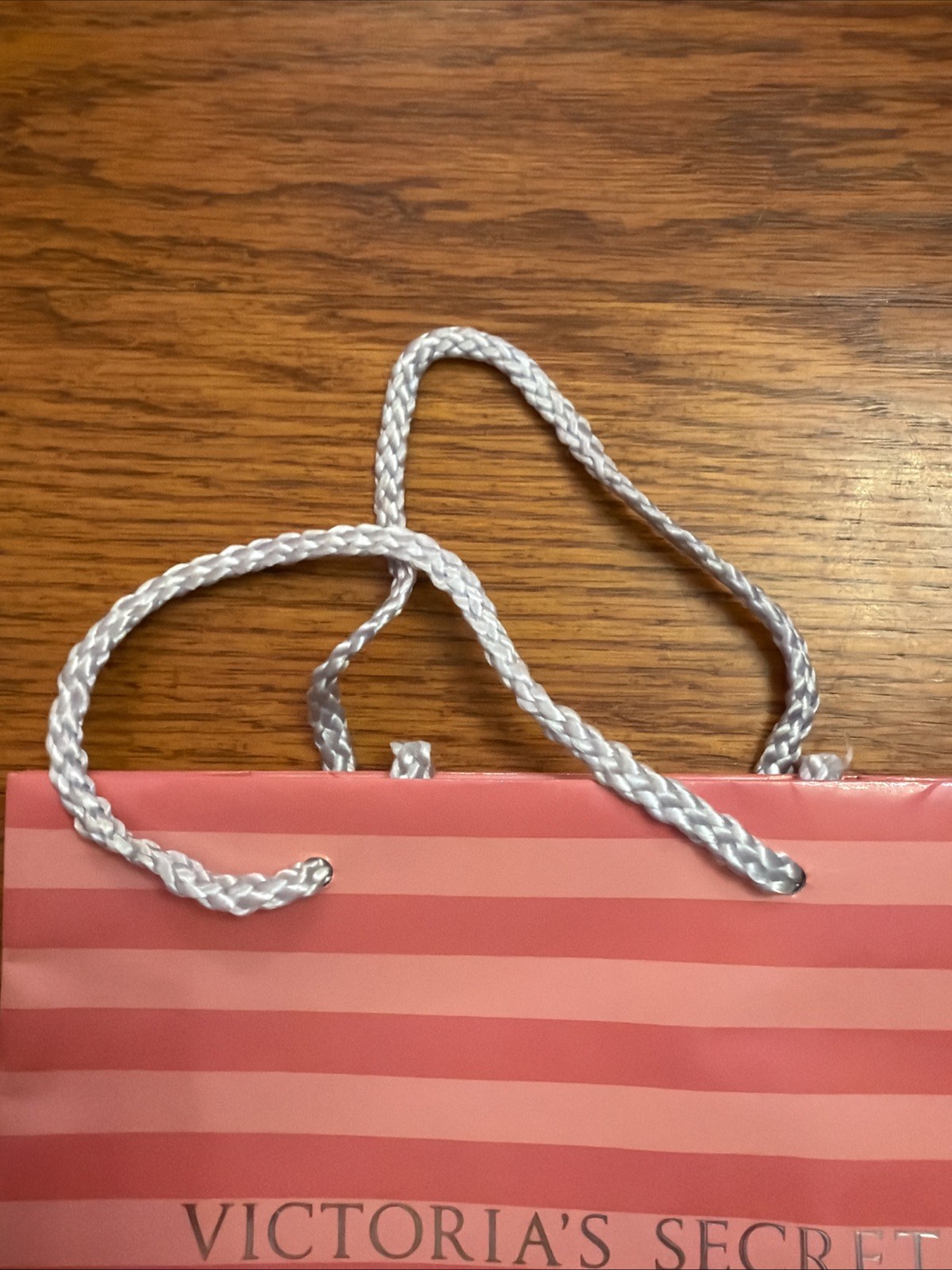Vintage Y2K Victoria Secret Store Gift Shopping Paper Bag Rope Handles 7.5”x6”