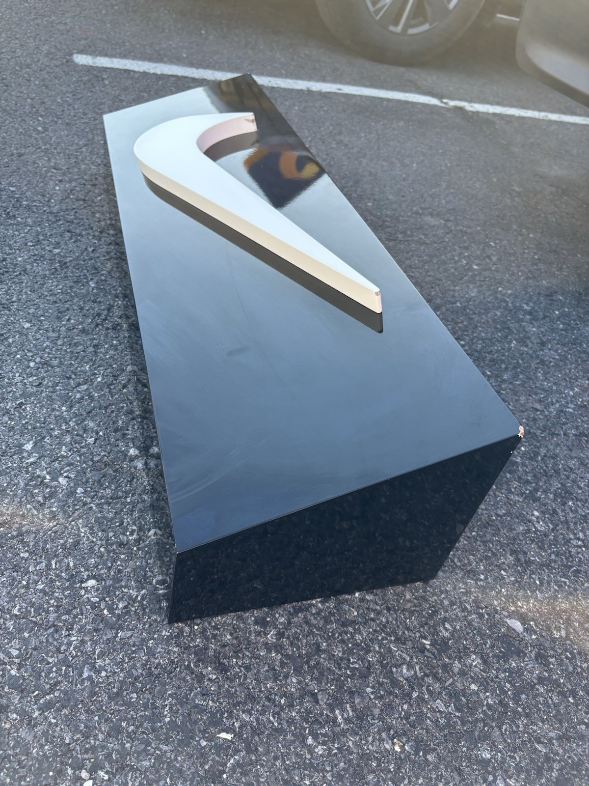 Nike Display Retail Swoosh Promo Promotional Stand Air Jordan Retro Acrylic 3FT