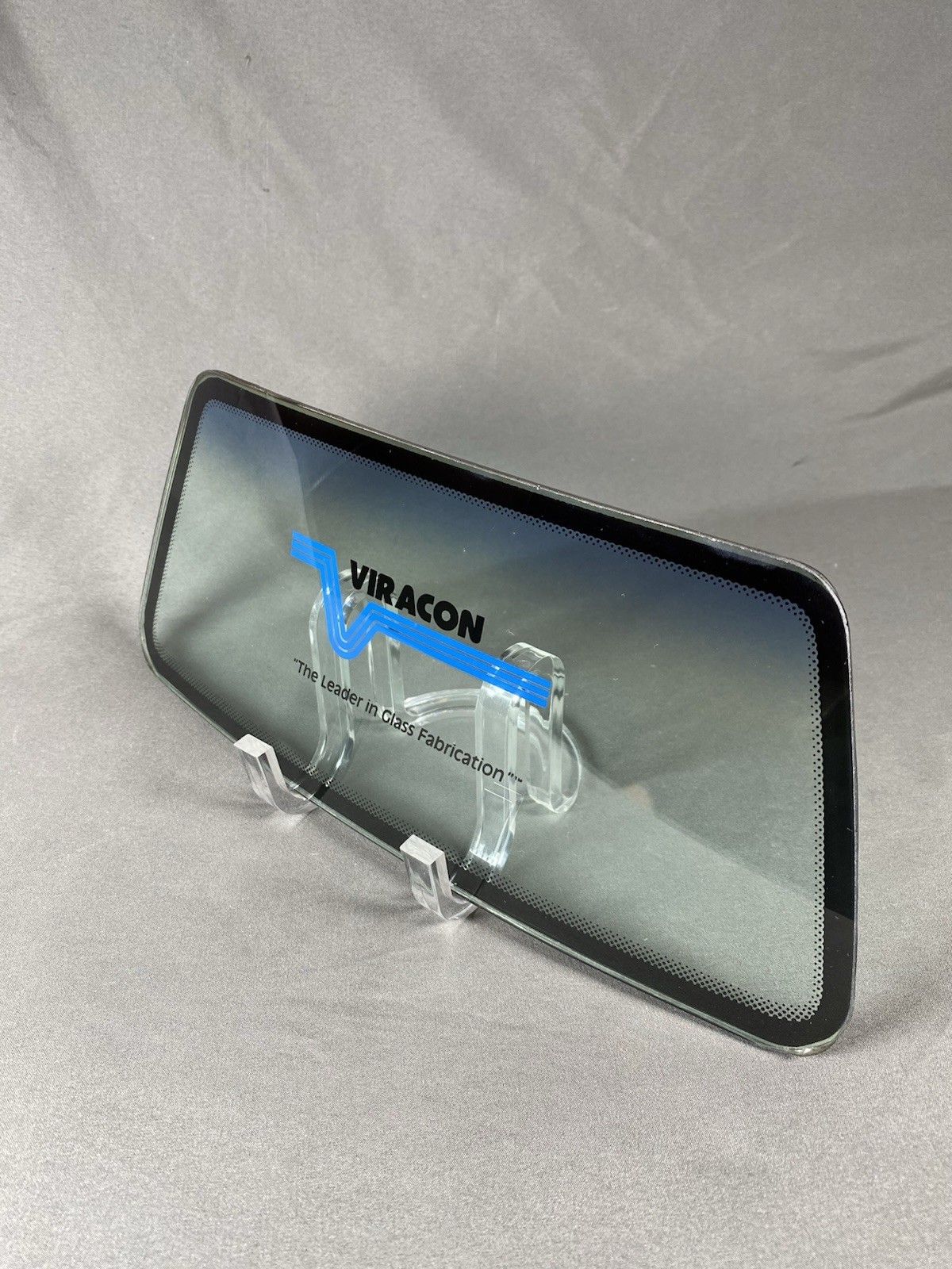 Viracon Windshield Car Truck Window Glass Dealer Store Counter Display Sign 12×5