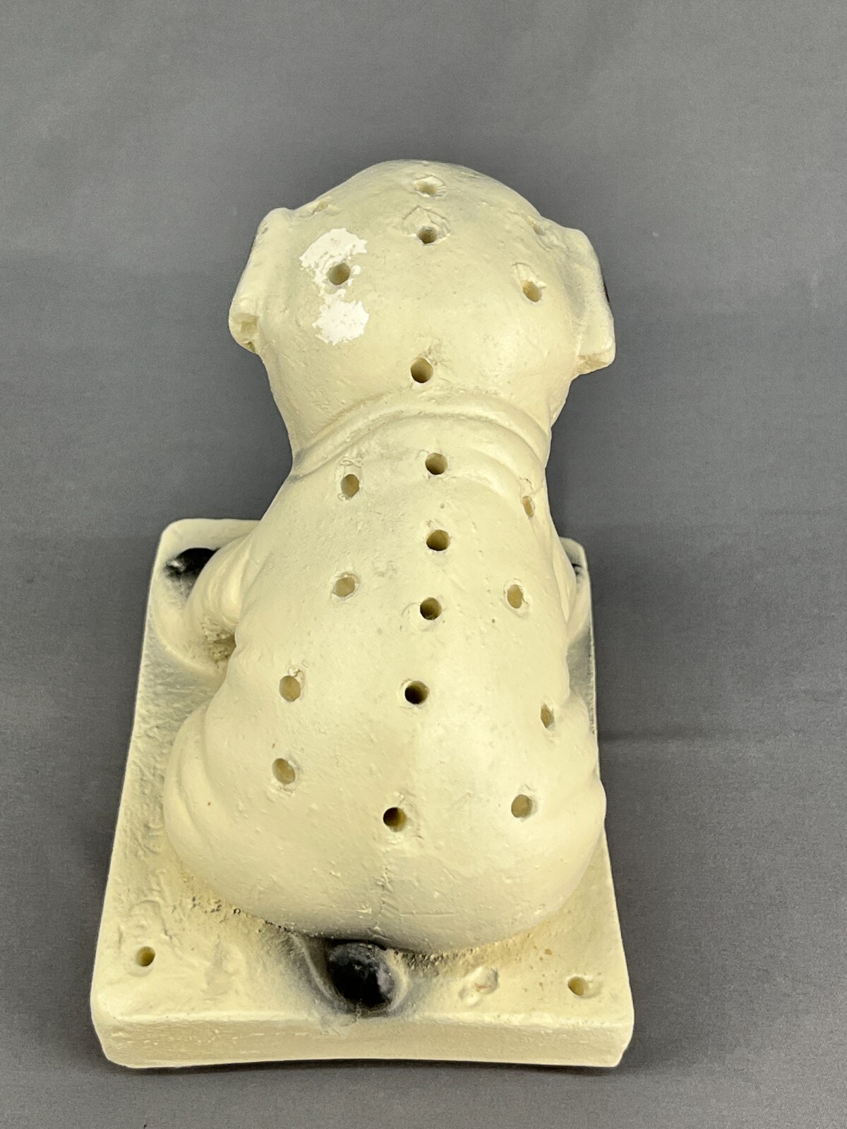 Vintage Morses Pure Pops Bulldog Chalkware 7″ Candy Store Countertop Display (B)