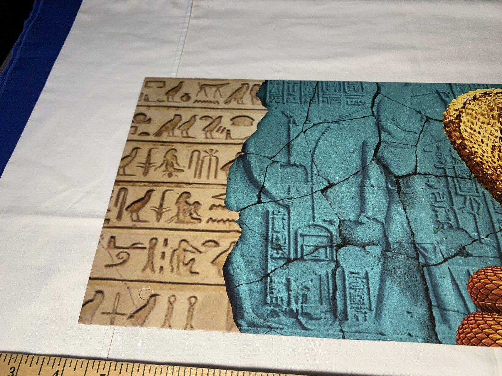 Spirit Halloween Cardboard End Cap Store Display Sign Cobra Snake Egyptian Look