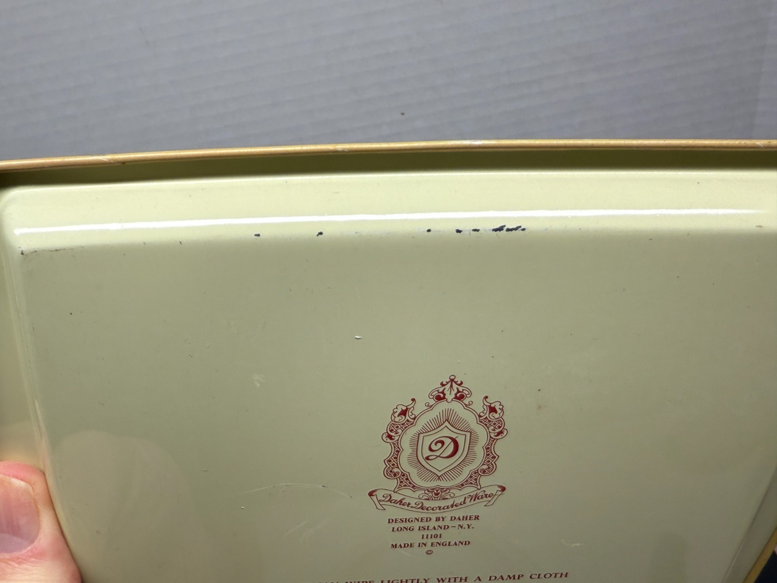 Commemorative Schlabach’s Store Walnut Creek 75 Anniversary Daher Tray 1907-1982