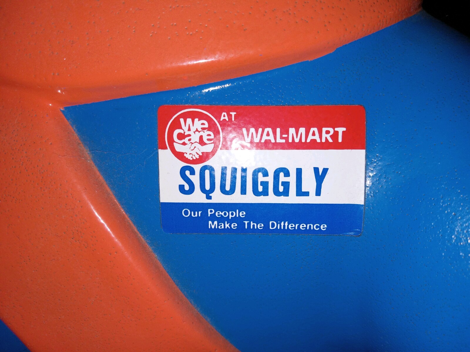SUPER RARE Vintage Walmart Squiggly Kangaroo Light Up 80s Advertising Figure 35″