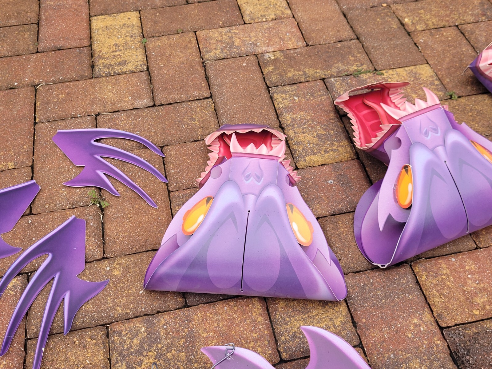 Vintage Disney Hercules Hydra Monster Cardboard McDonald’s Display Amazing Rare!