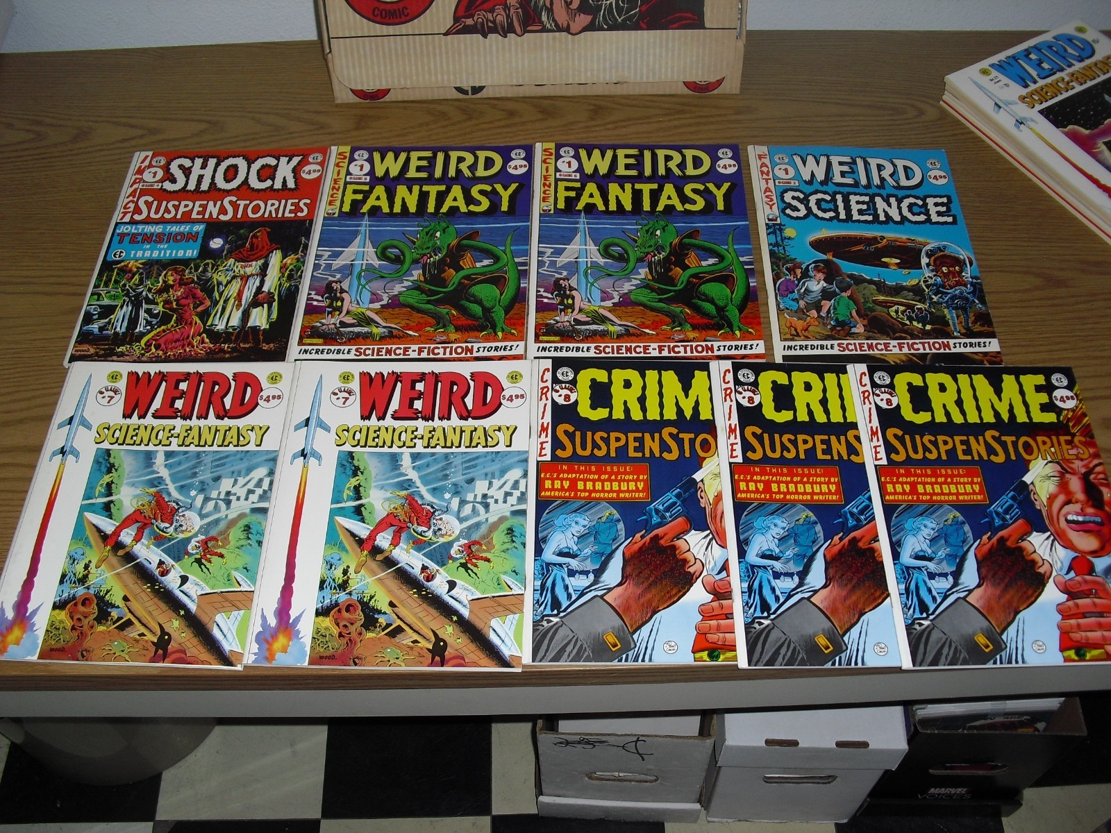 EC is Back! Store Promo Countertop Display Box w/ 25 classic issues Russ Cochran