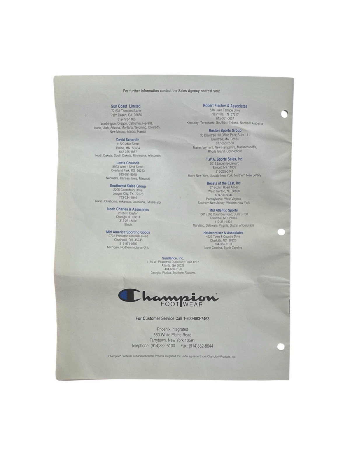 vintage champion footwear spring 1995 new arrivals shoe catalog 90s store issue