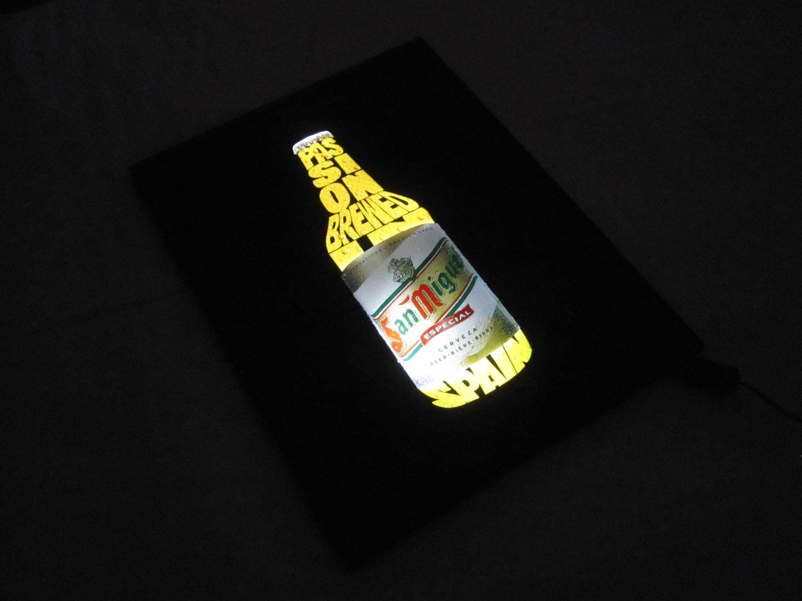 SAN MIGUEL SPAIN BEER Vintage Advertising Light Sign Beer Sign Lamp
