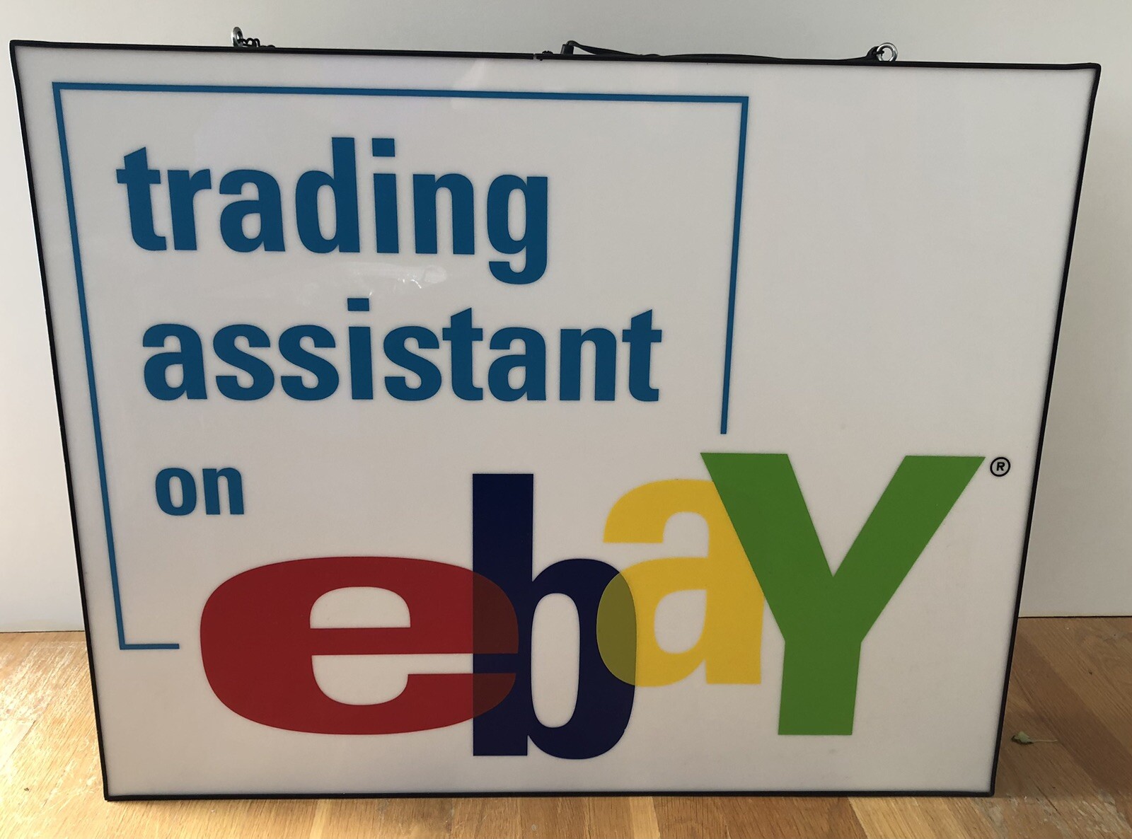 Rare eBay Trading Assistant Store 30″ x 24″ x 5-1/4″ Plexiglass Lighted Sign