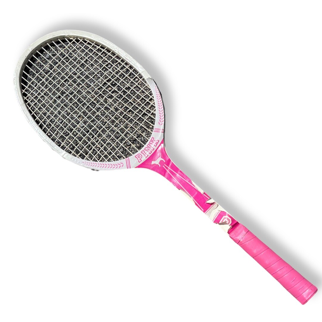 Vtg Victorias Secret VS PINK Tennis Racquet Store Display Rare Cover Dog Puppy