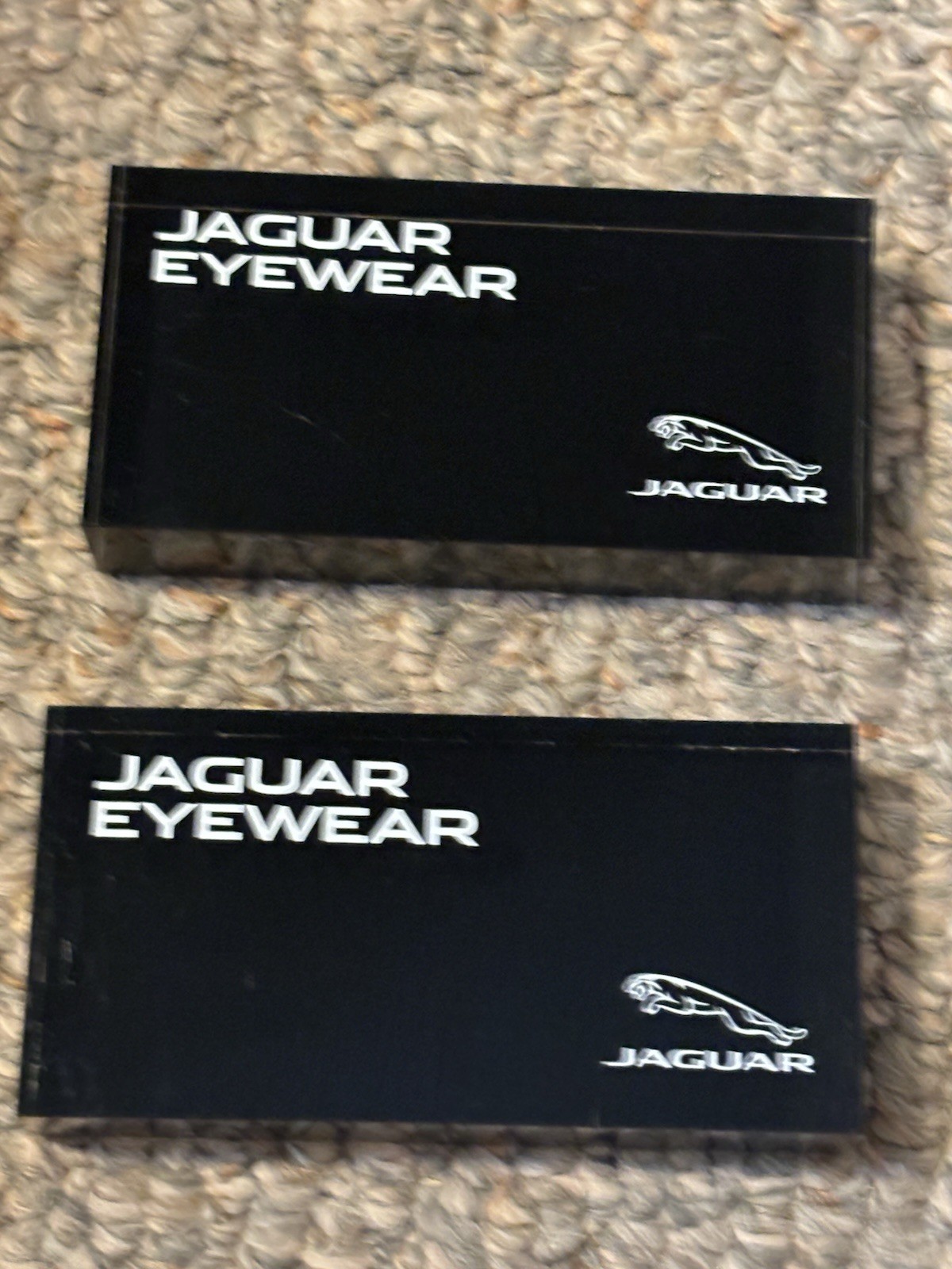 Jaguar Eyewear Acrylic Retail Display – Boutique Counter POP Sign