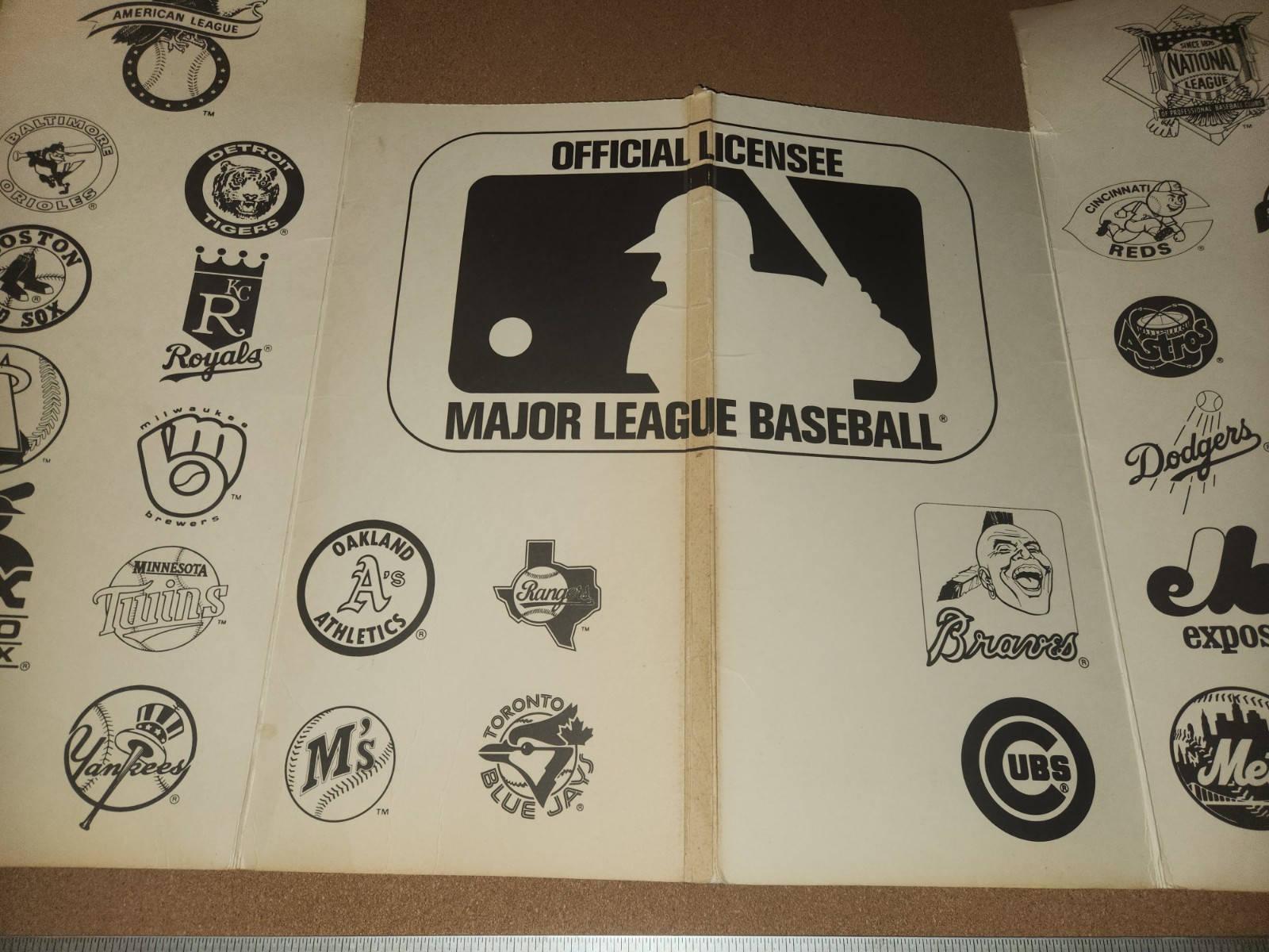 Vintage 1987 PITTSBURGH PIRATES Cardboard STORE DISPLAY 48″ x 21″ inches Used