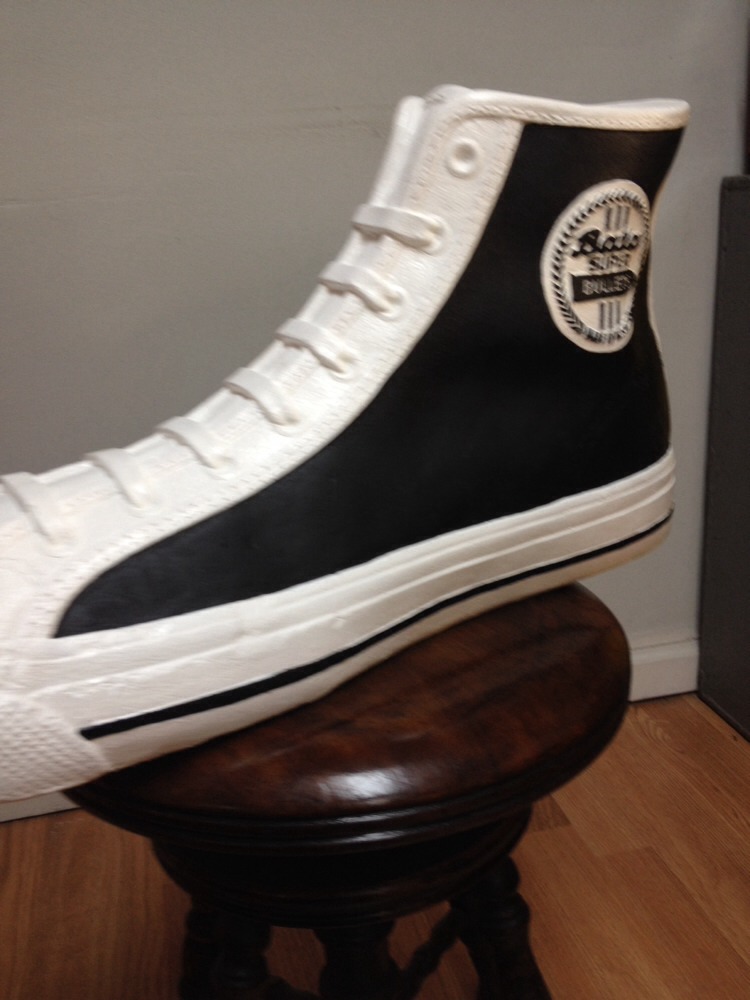 Vintage Bata Super Bullet Plaster Shoe Store Display Advertisement