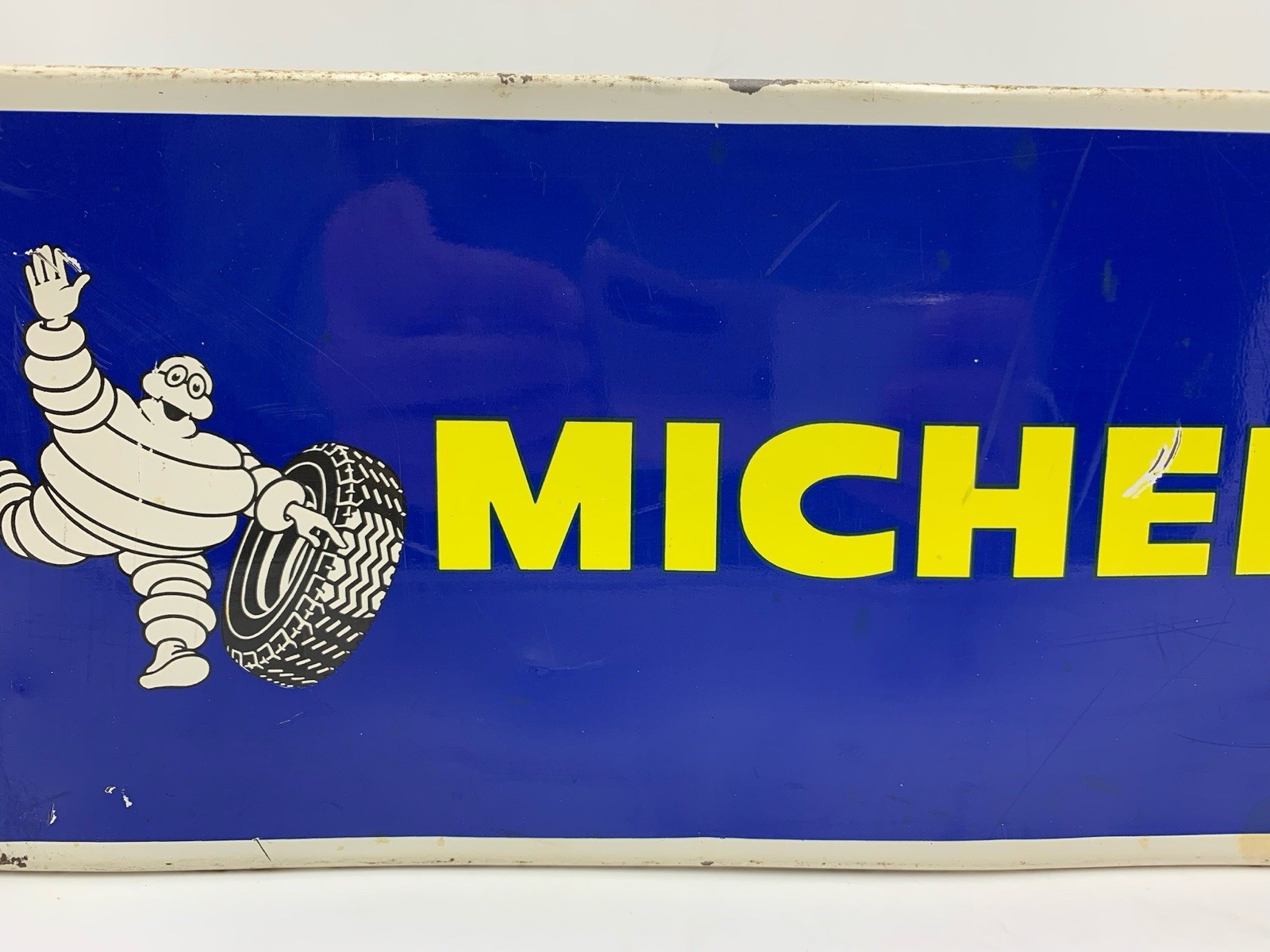 Michelin sign 60’s advertising plate tires 35×15.5×0.5 cm Chagnom