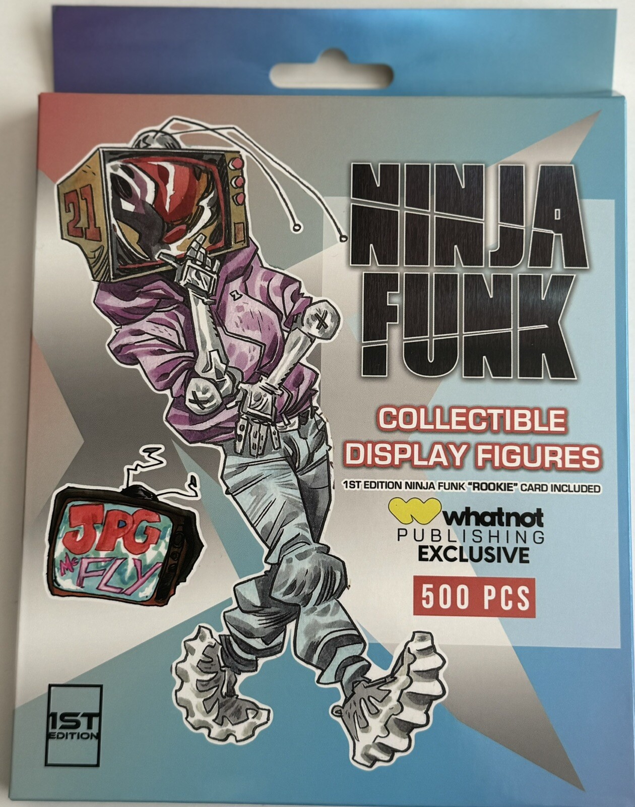 Ninja Funk Collectible Display Figures JPG McFly With 1st Edition Rookie Card