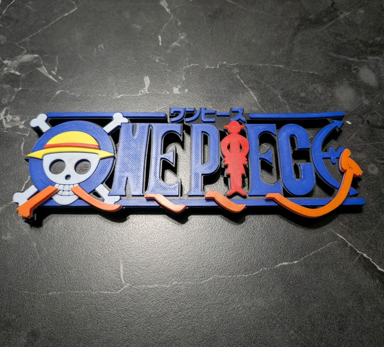 One Piece Logo/Display for Desktop & Shelf – Fan Art Design