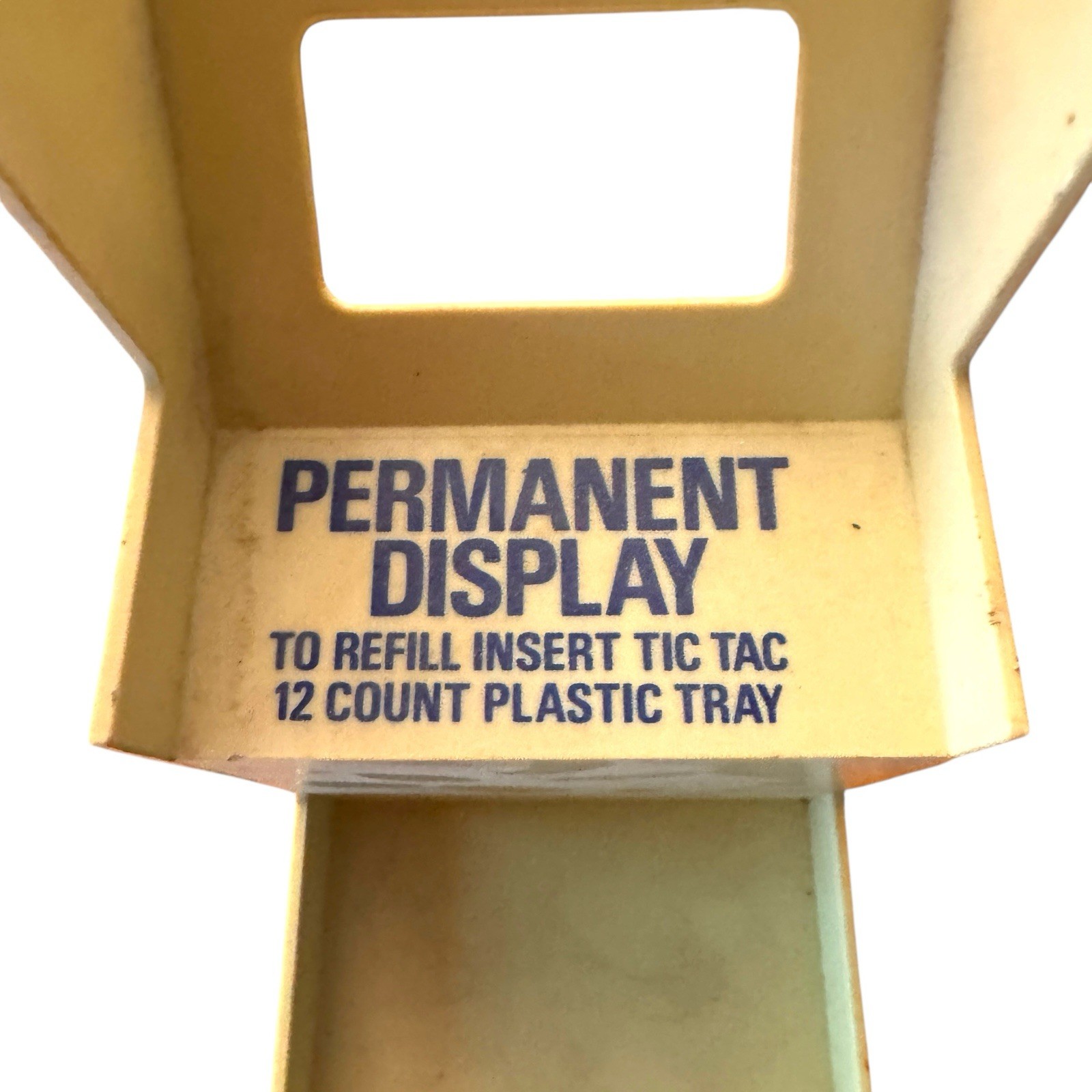 Vintage Tic Tac Store Display Rack Countertop Retail Candy Holder 25 Cent Sign