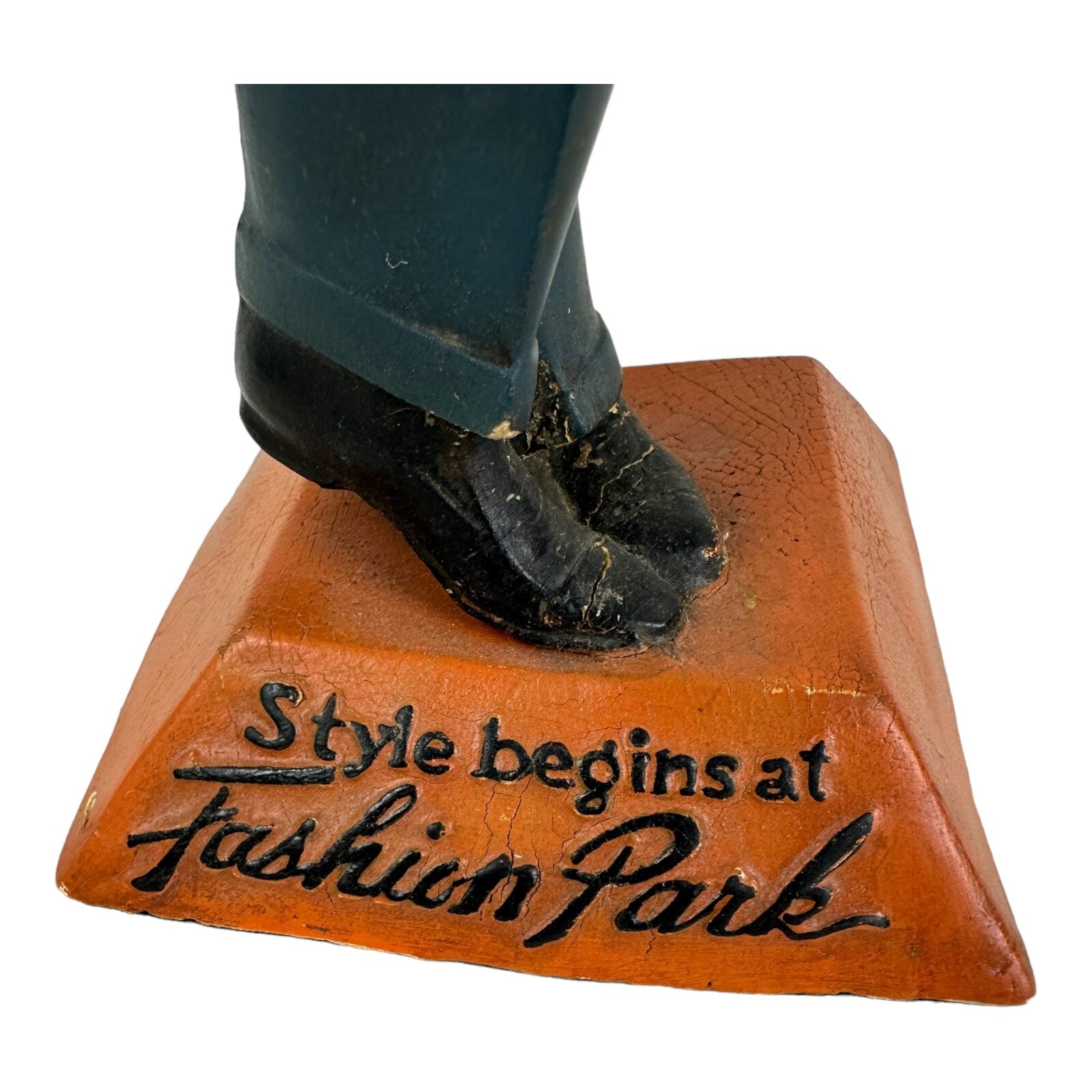 1950’s FASHION PARK menswear advertising figure / store display. Madmen RARE!