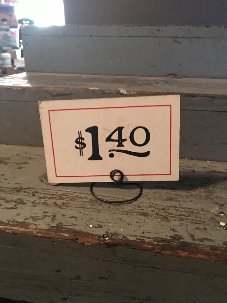 Vintage 1930s Country Candy Store Sign 5.5” X 3.5” $1.40