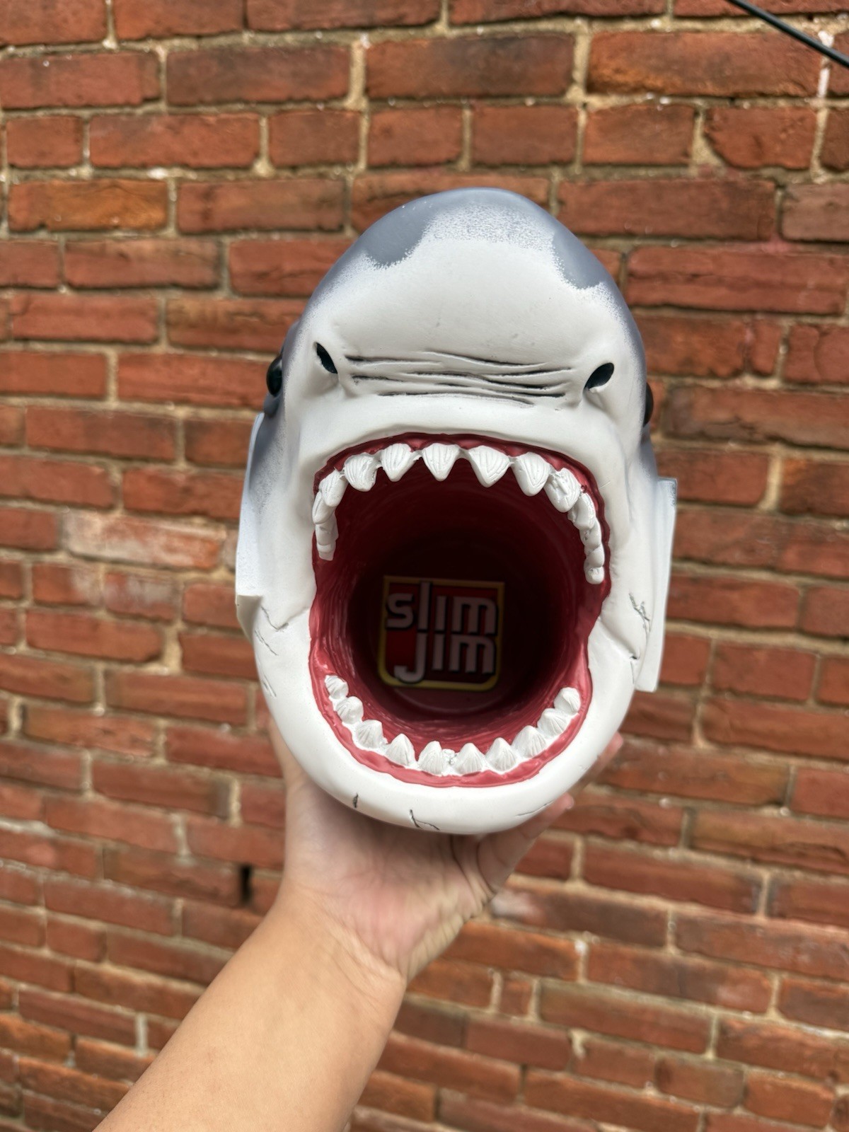 SLIM JIM Promotional Jaws Great White Shark Head Wall Mount Display New In Box
