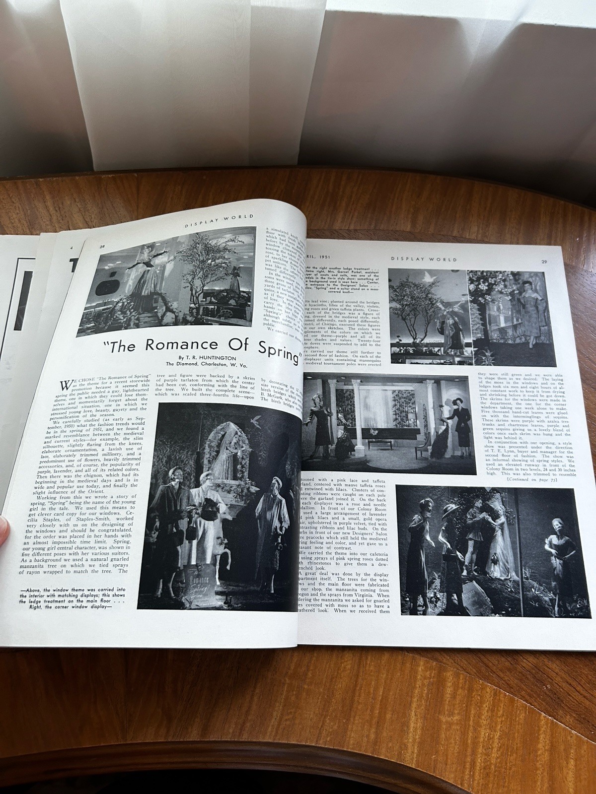 Vintage Display World Magazine 1951 Retail Store Window Mannequins Advertising