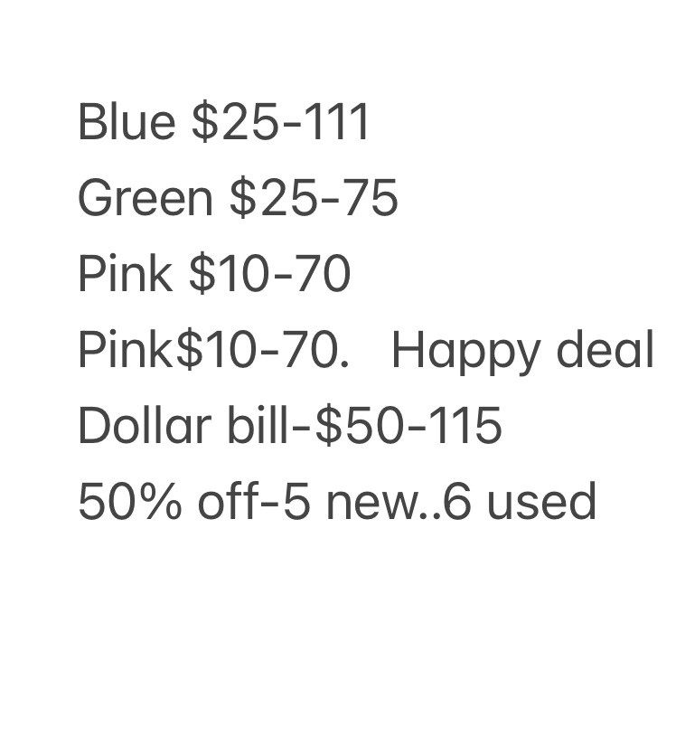 99 Cent Only Price Tags, Gift Cards And Basket