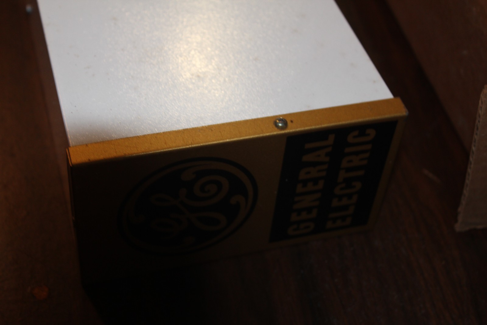 Vintage NOS 4 Ft. GE Lighting Center Sign General Electric Store Unlighted