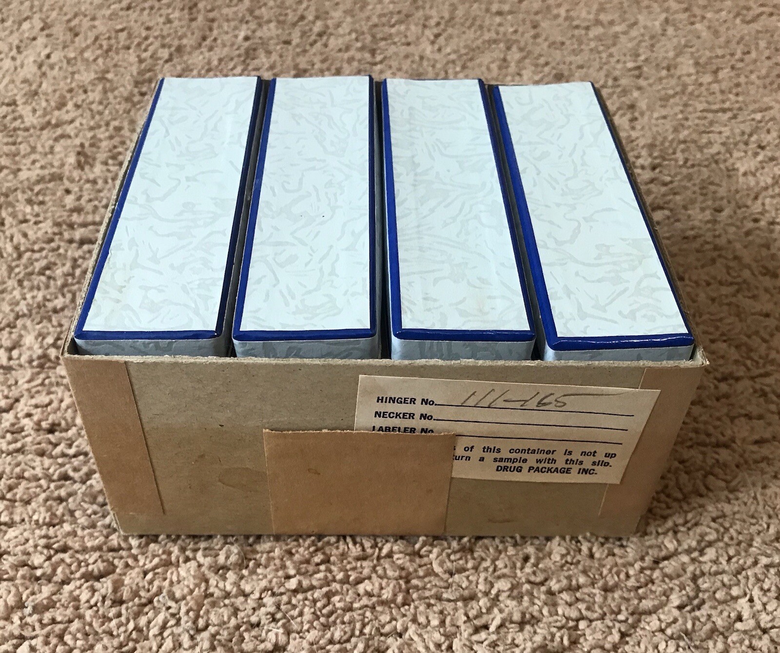 Vintage Drug Package, 1 Doz. 1/4 Oz., Shouldered Tube Boxes – O’Fallon, Mo. USA