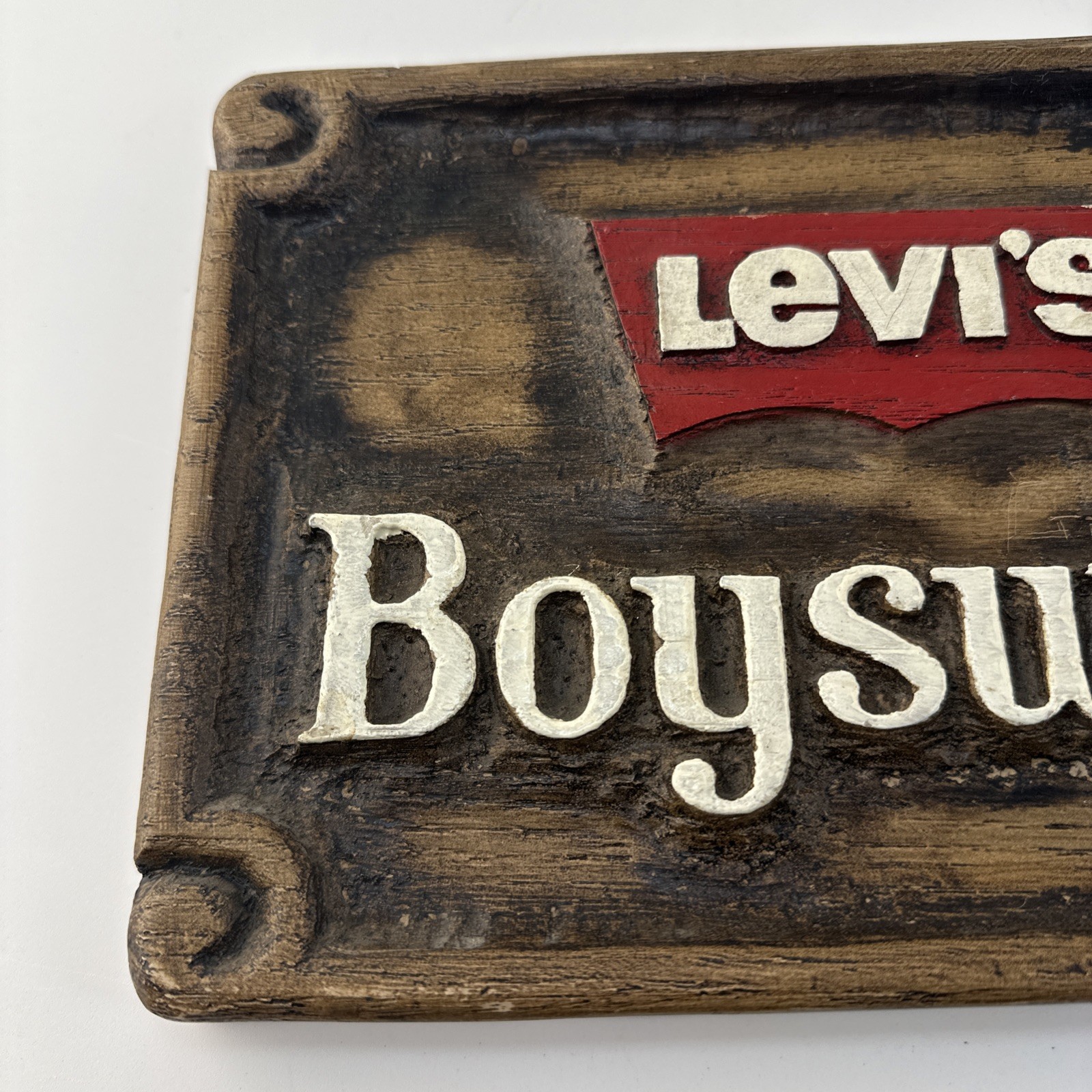 Vintage Levi’s Boys Wear Merchandising Sign Store Display