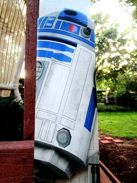 STAR WARS R2-D2 Disney Lucasfilm Ltd Cardboard Two-Sided POS Display Sign 24”x4”