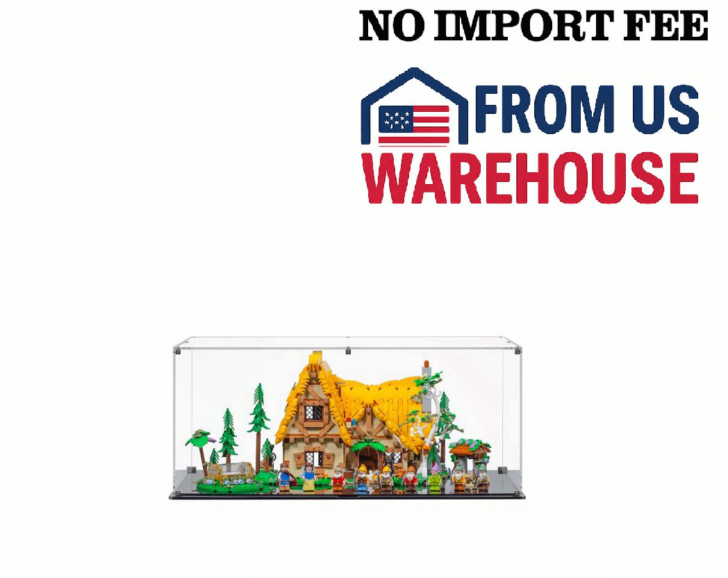 Display Case for LEG0 43242 Disney Snow White and the Seven Dwarfs’ Cottage