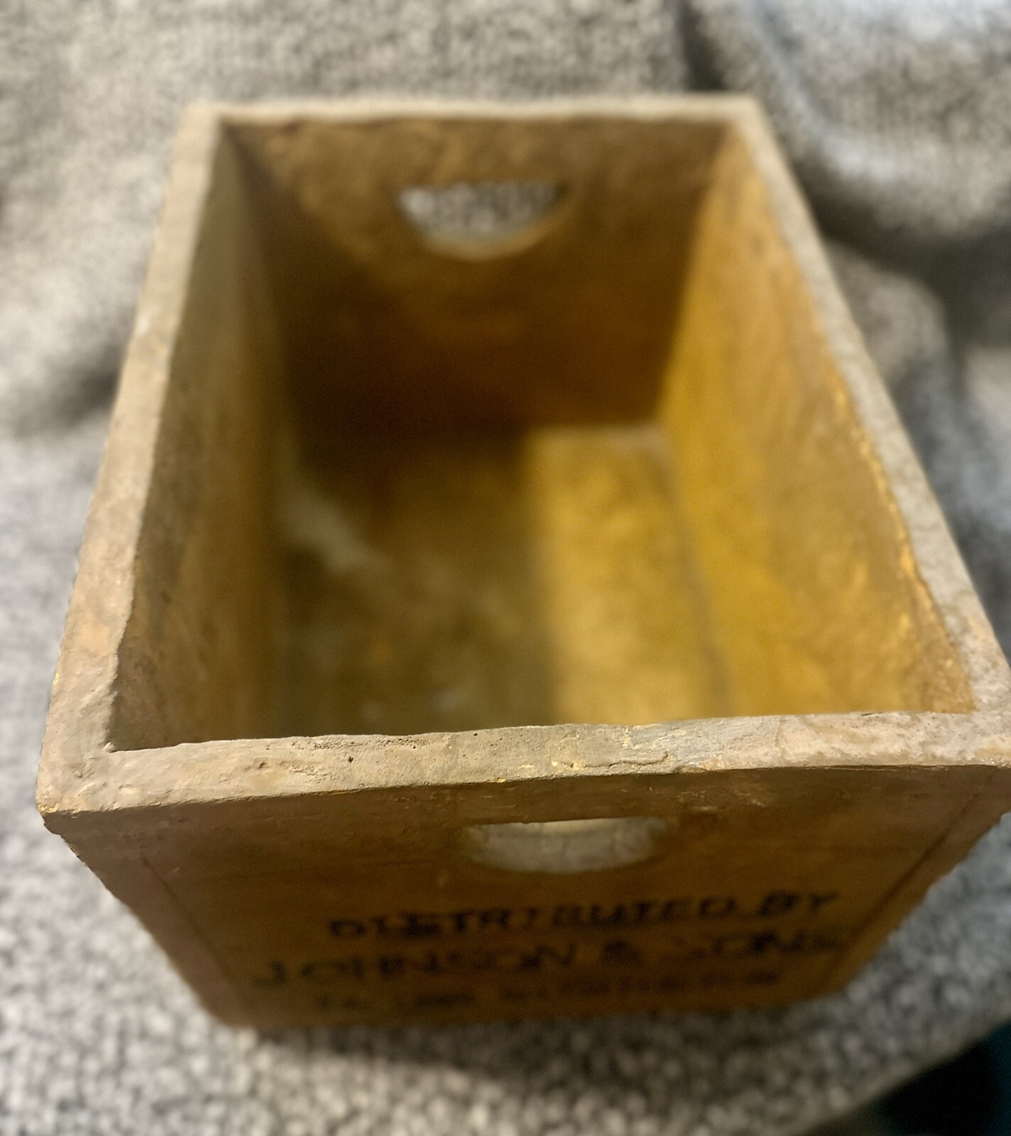 Johnson and Sons crate Box Tacoma, Washington (Fantasy Foam/Novelty/art deco)