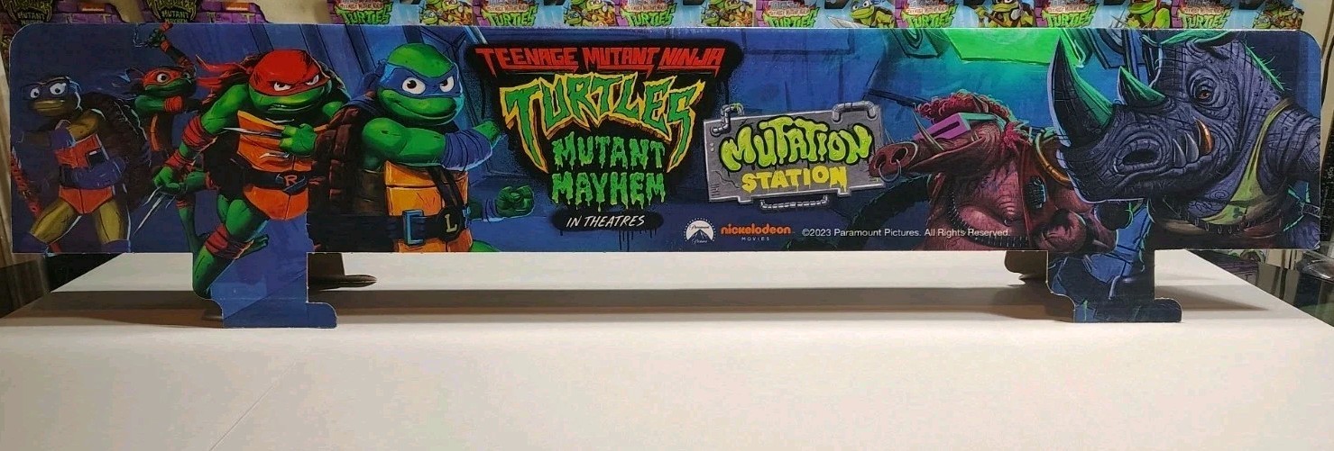 Tmnt Mutant Mayhem – Mutant Station – 2023 – Store Display – 46x 8x