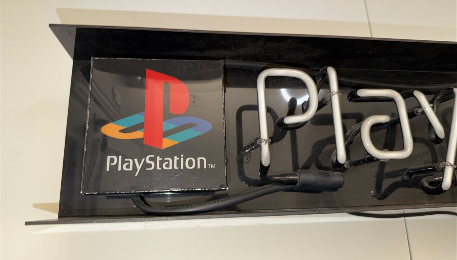Vintage PlayStation Neon Sign Official Sony Retail Store Display 1998 PS1 Rare
