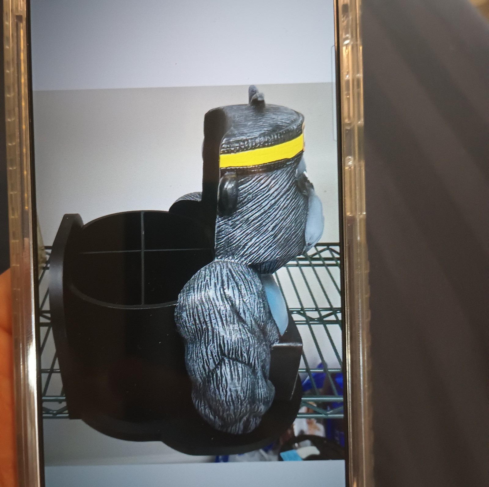 Fatty Gorilla Store Display Advertising Figure Black Yellow Black Yellow