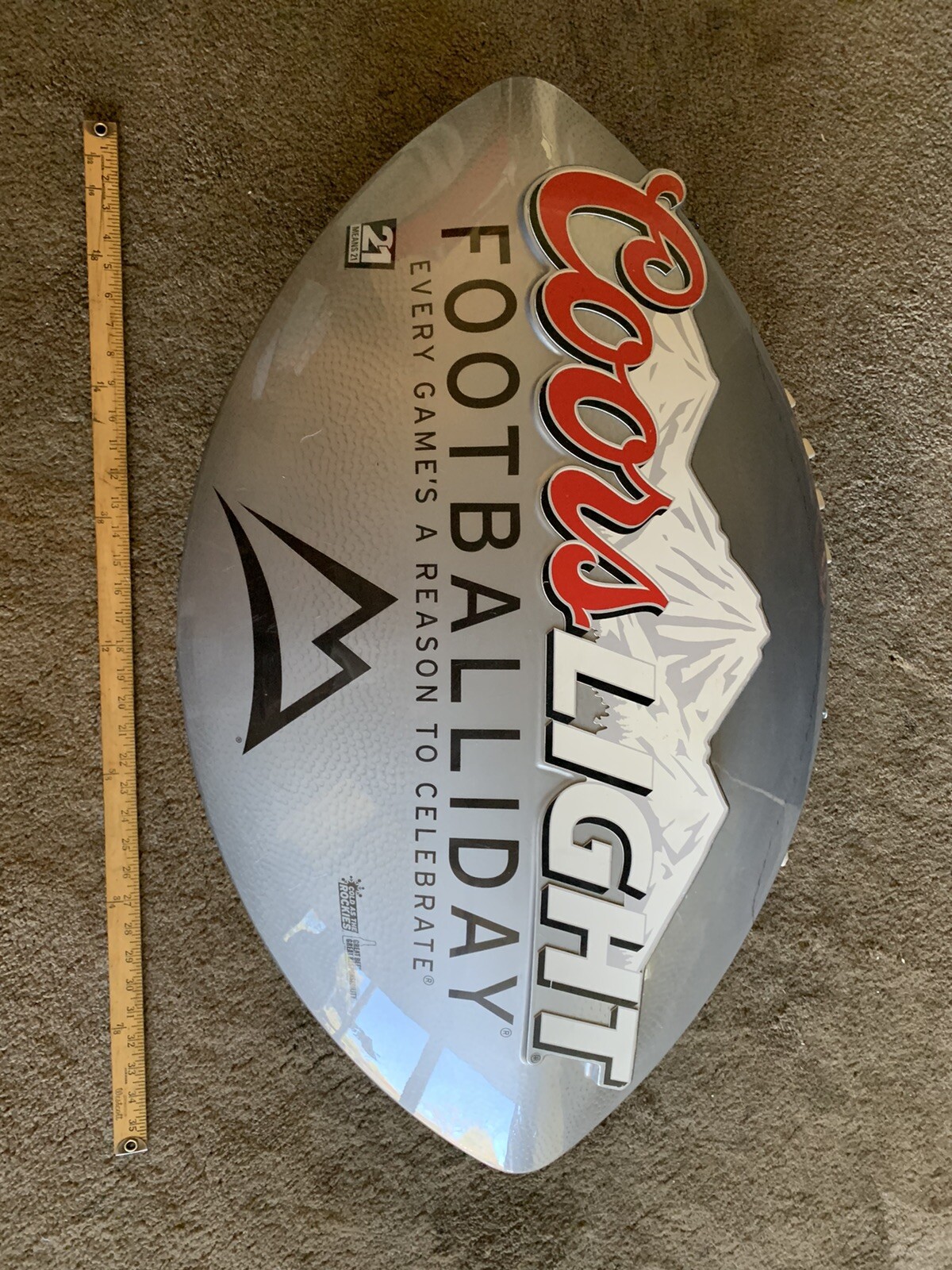 Coors Sign – Gootballiday Store Display – Official Retail Coors Sign plastic