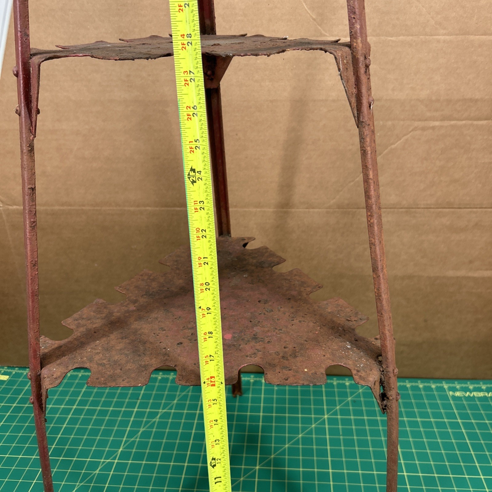 Vintage Nehi Grooved Hanging Bottle Rack Advertising Store Display Stand RUSTIC